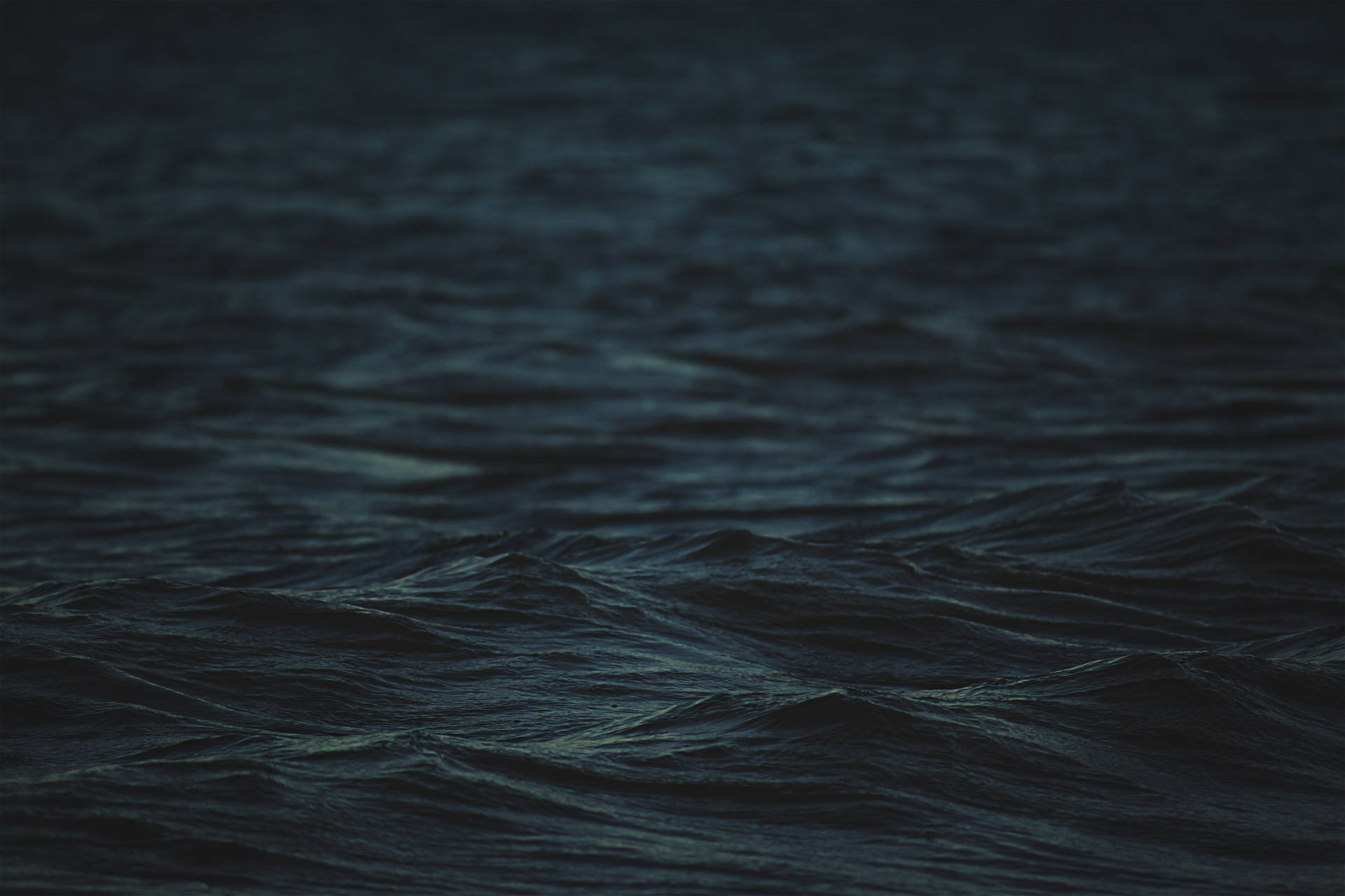 Solid Dark Blue Body Of Water Background