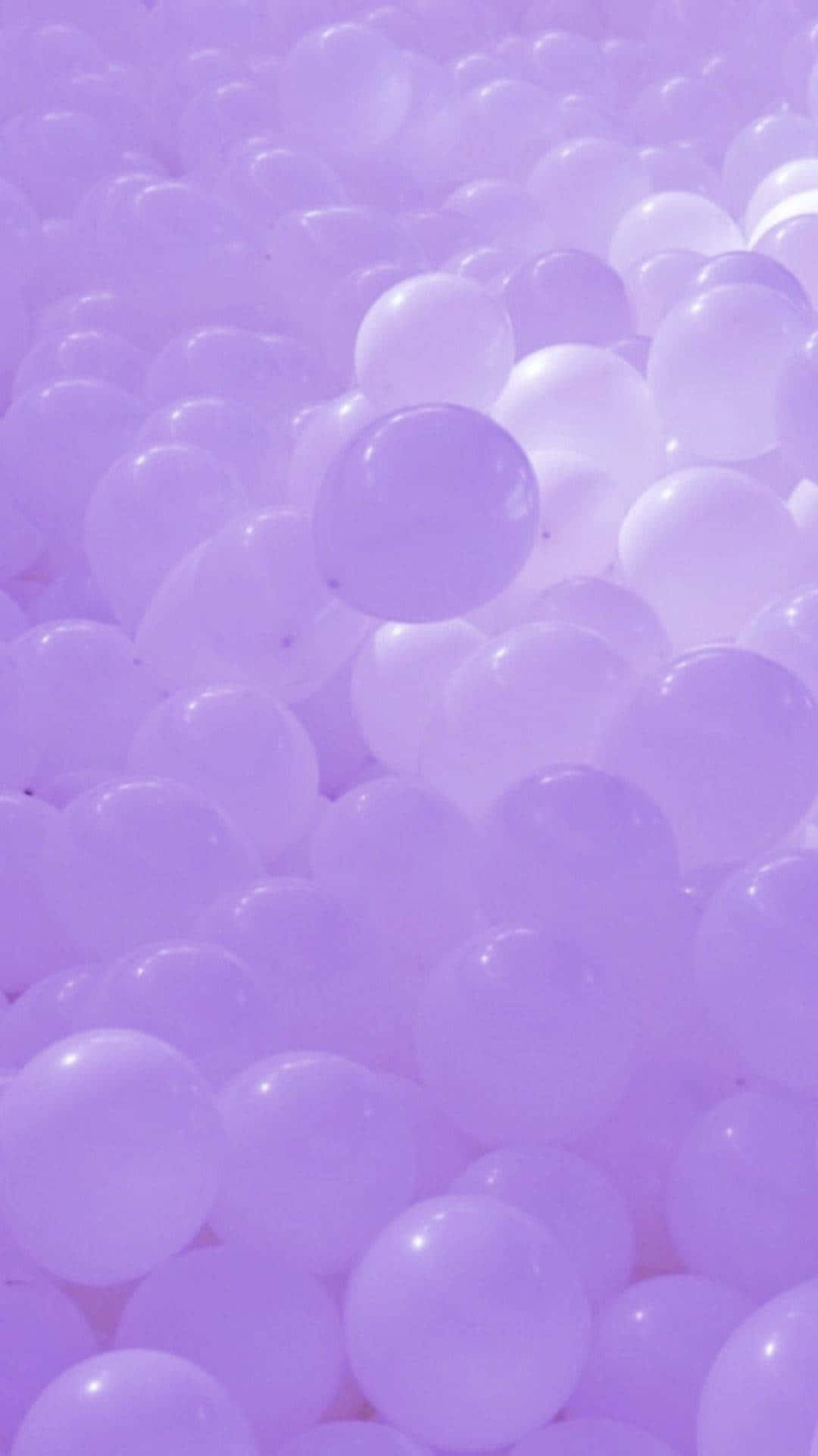 Solid Light Purple Balloons Together Background