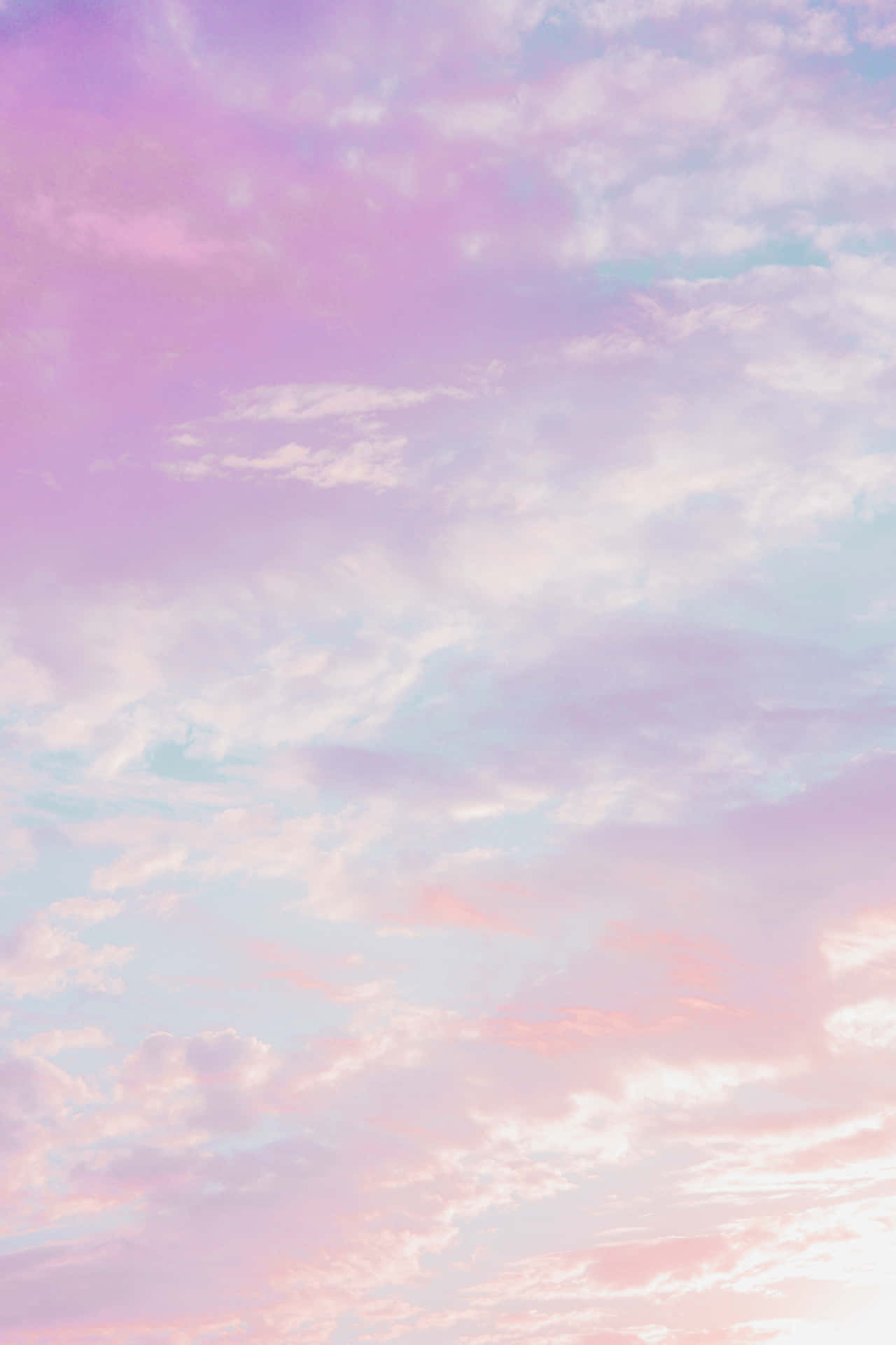 Solid Light Purple Clouds Background