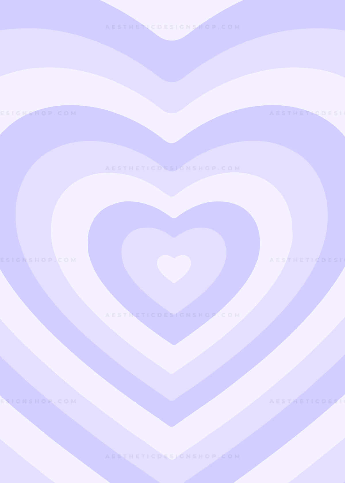 Solid Light Purple Heart Background