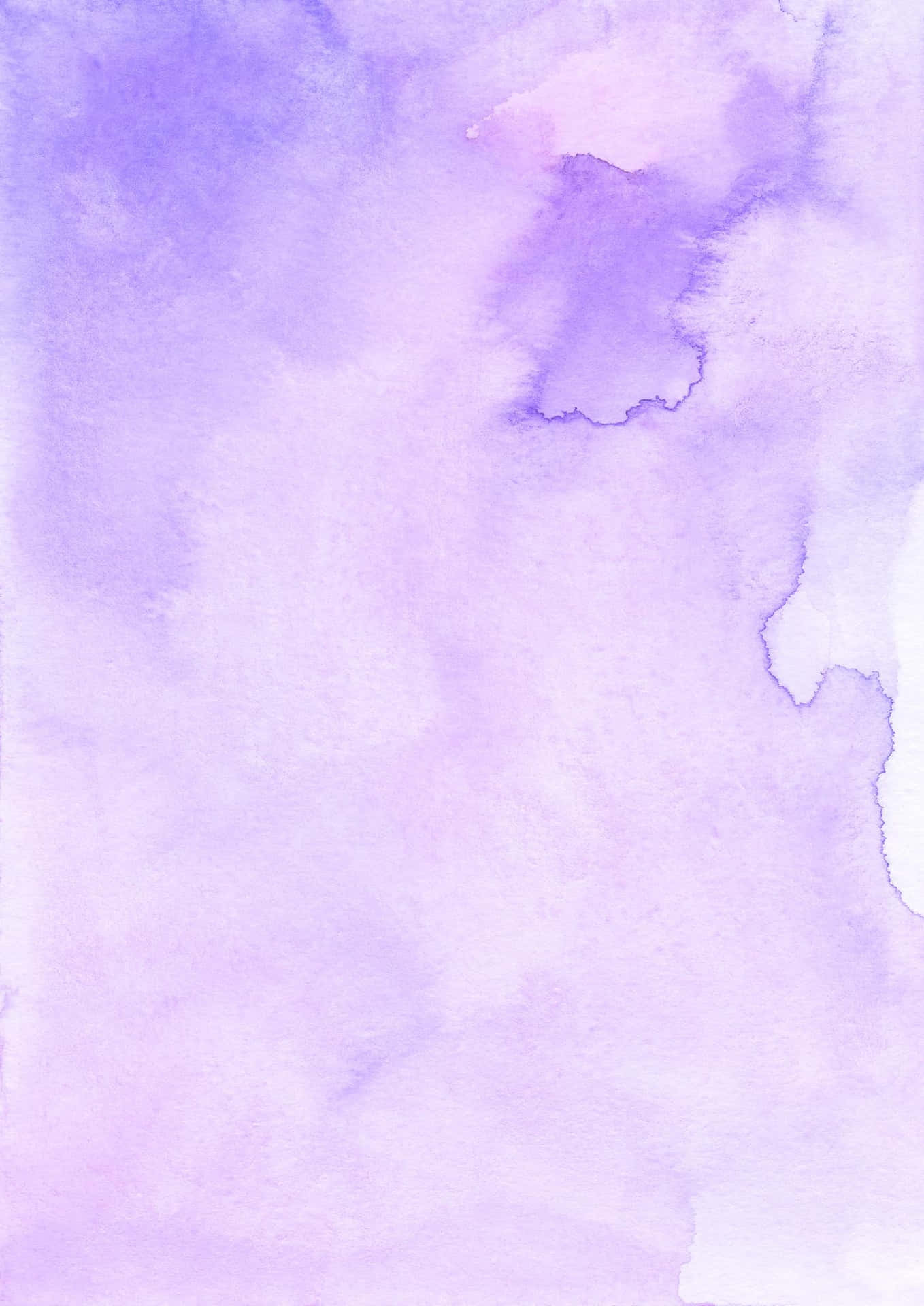 Solid Light Purple Watercolor Background