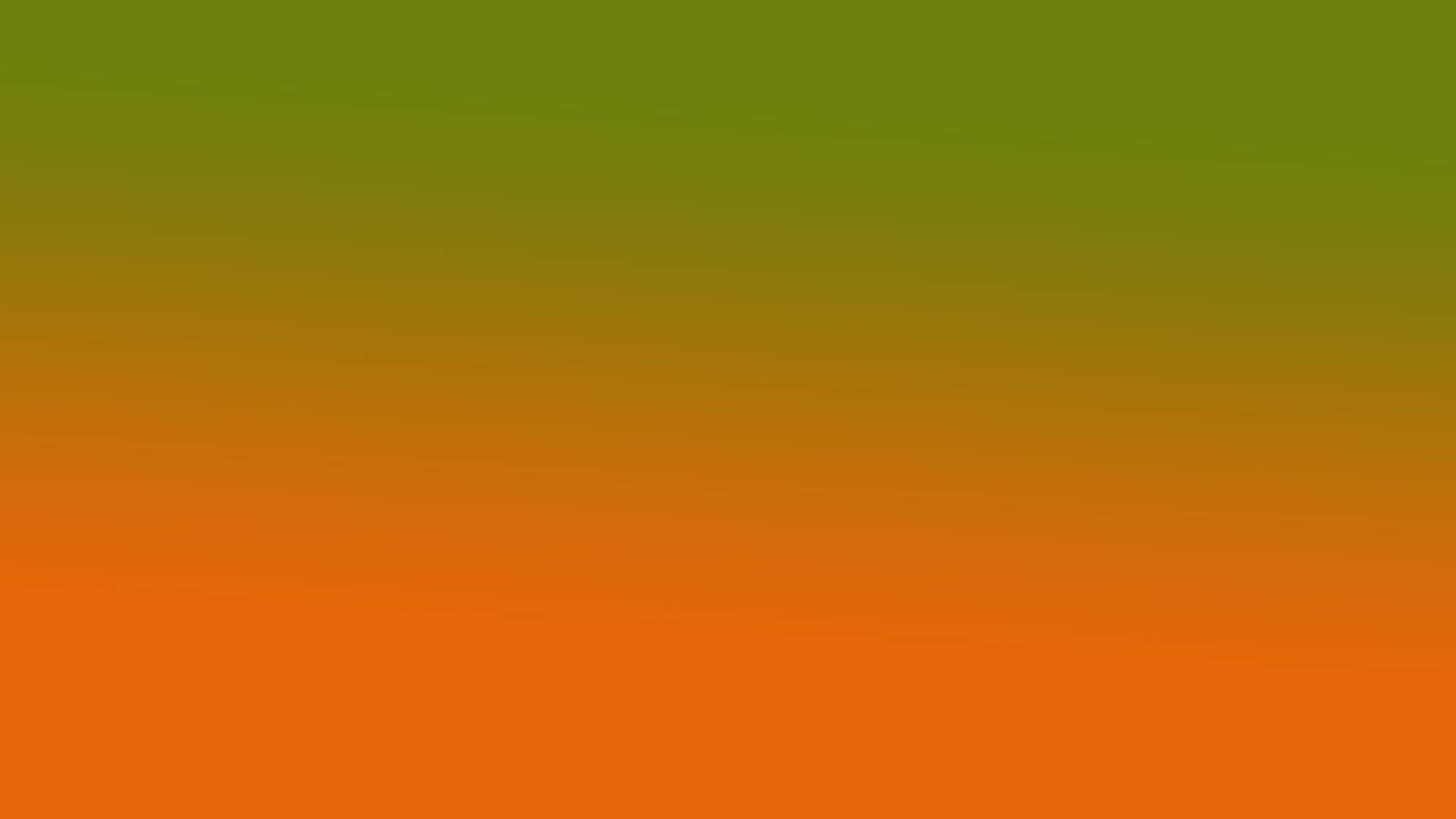 Solid Orange And Green Desktop Background