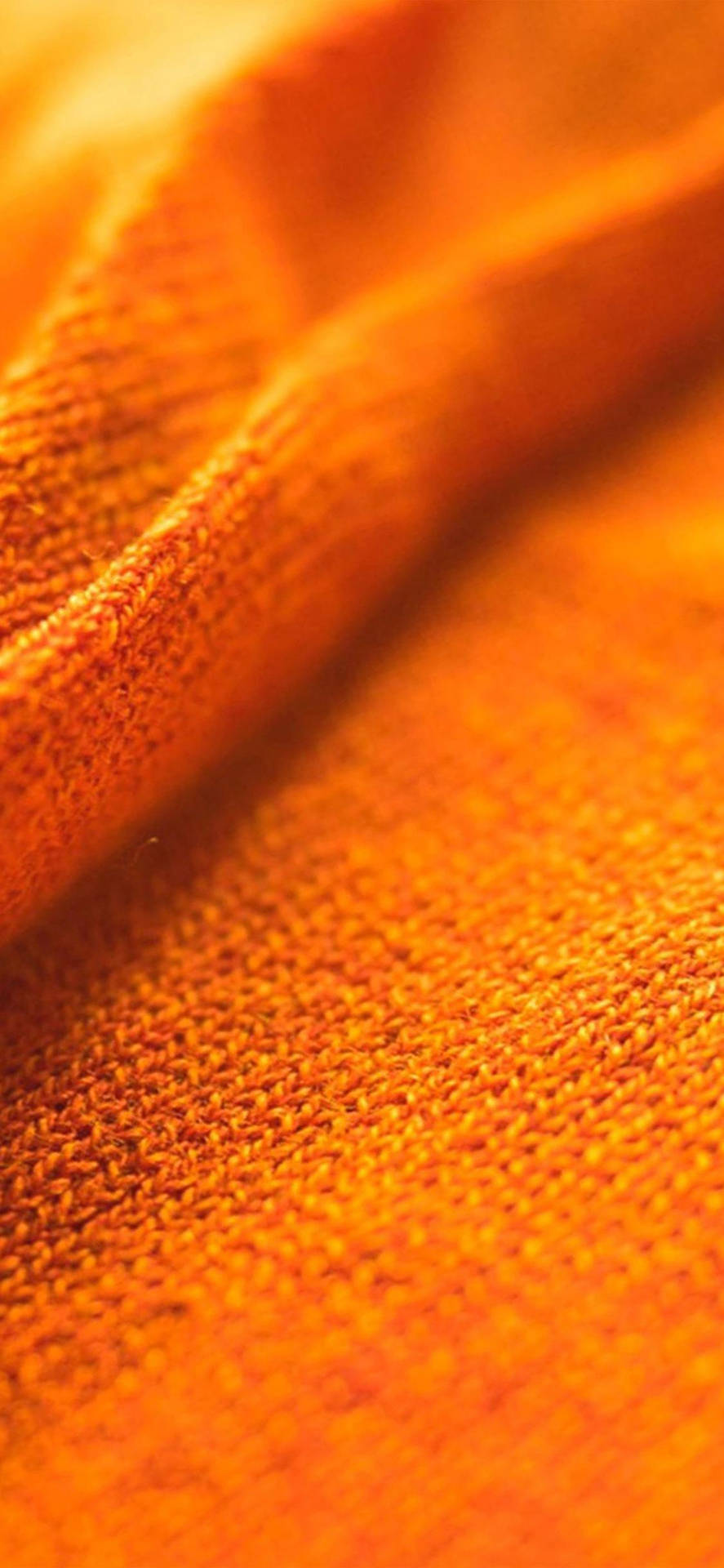 Solid Orange Fur Texture Iphone Background