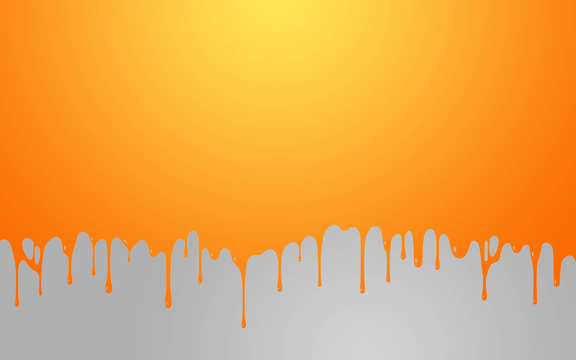 Solid Orange Paint Drippings Background