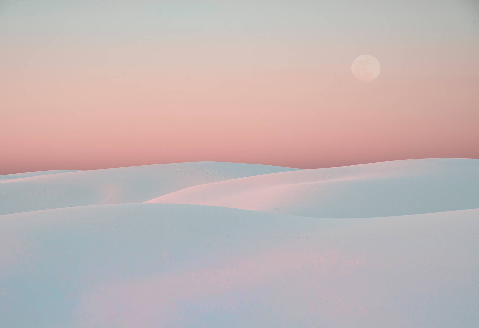 Solid Pastel Color White Desert Background
