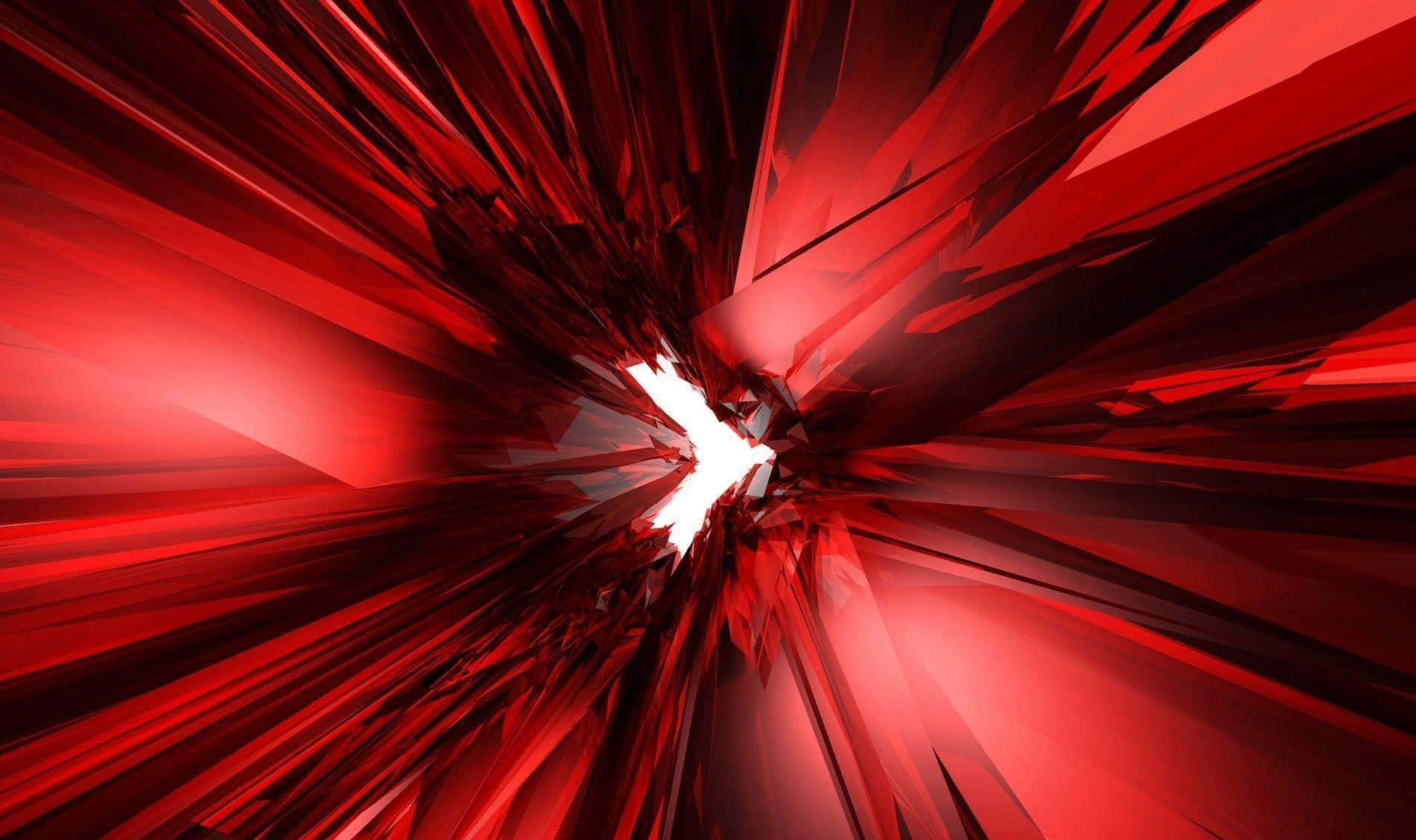 Solid Red Crystal Background