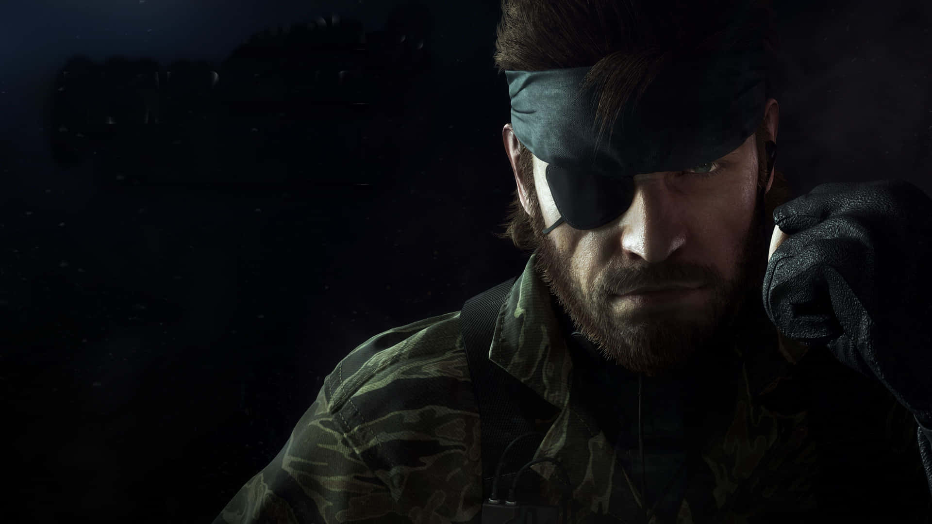 Solid Snake In Full Sprint Background