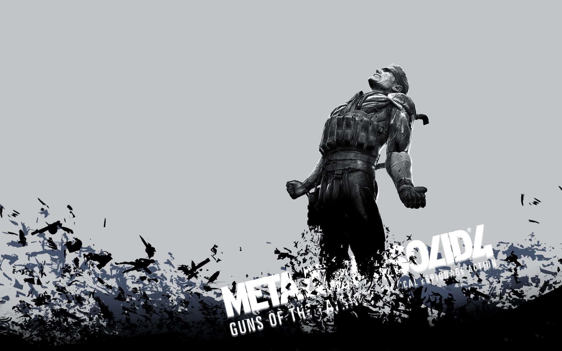 Solid Snake Is On A Mission Background