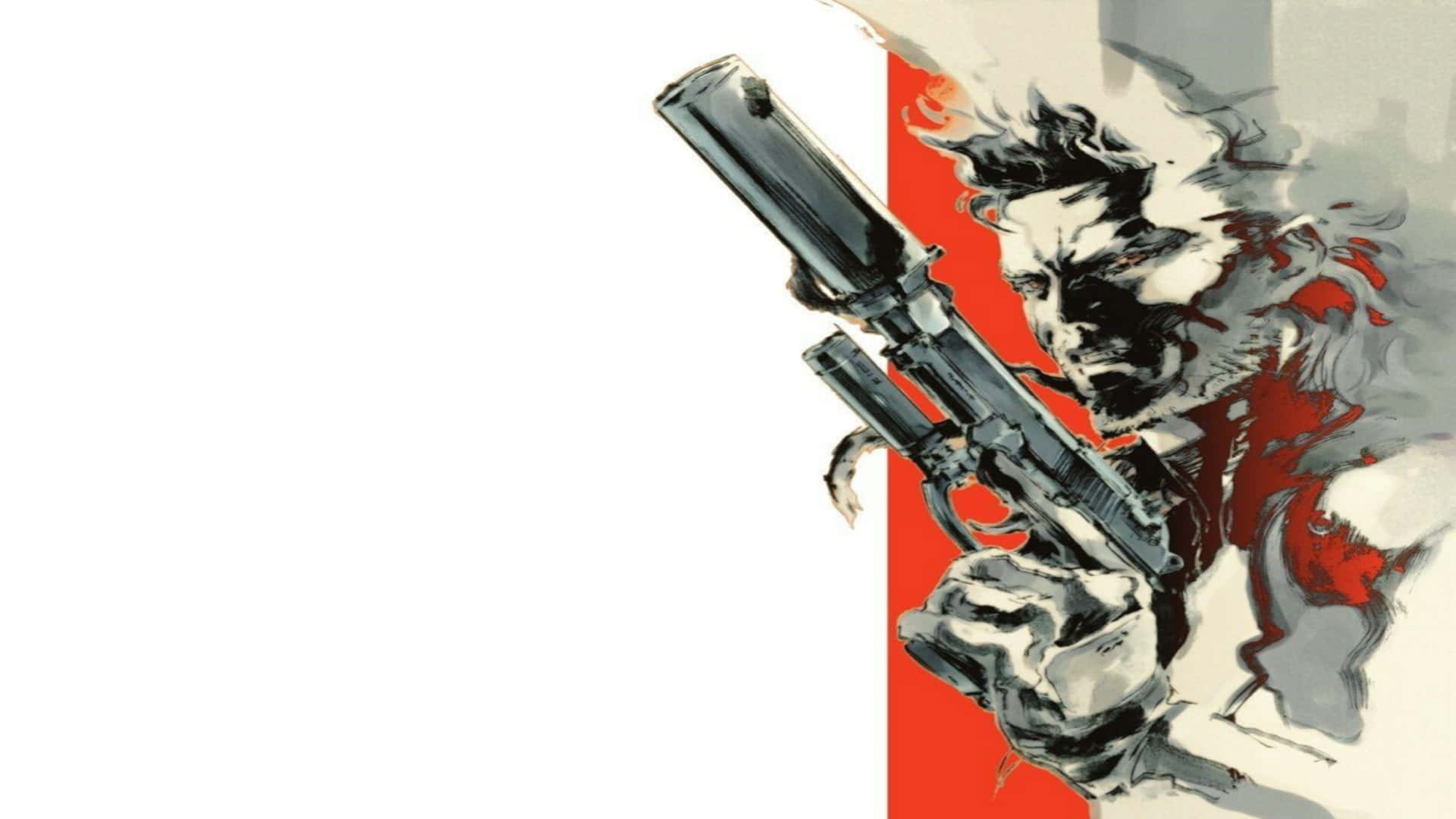 Solid Snake Metal Gear 4k Background