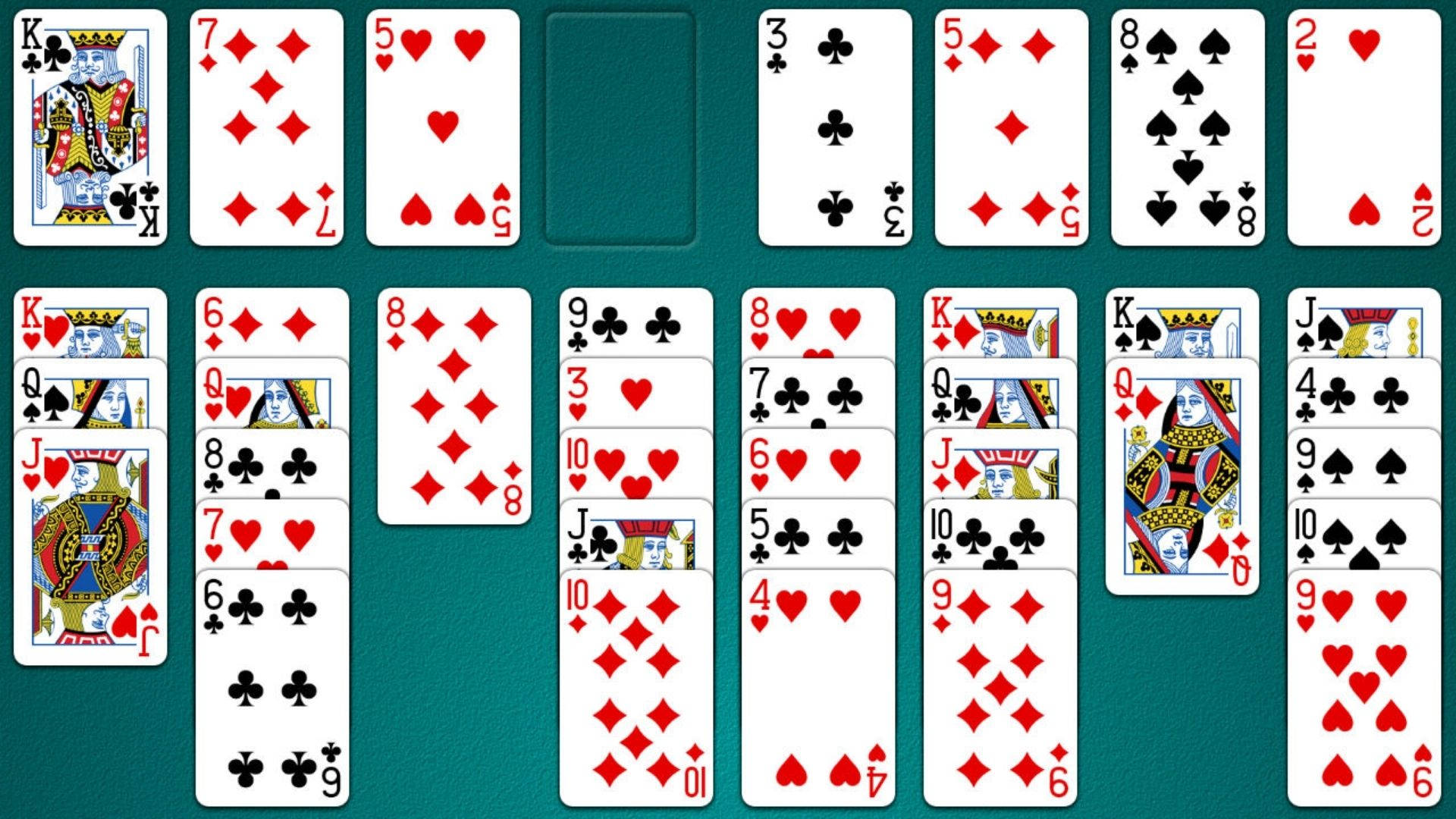 Solitaire Game Display