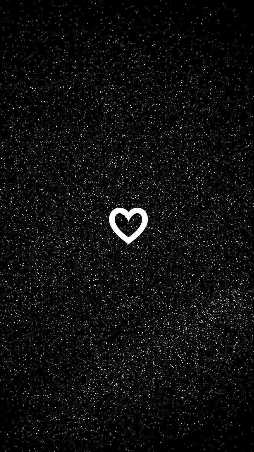Solitary_ Heart_ Amidst_ Darkness Background