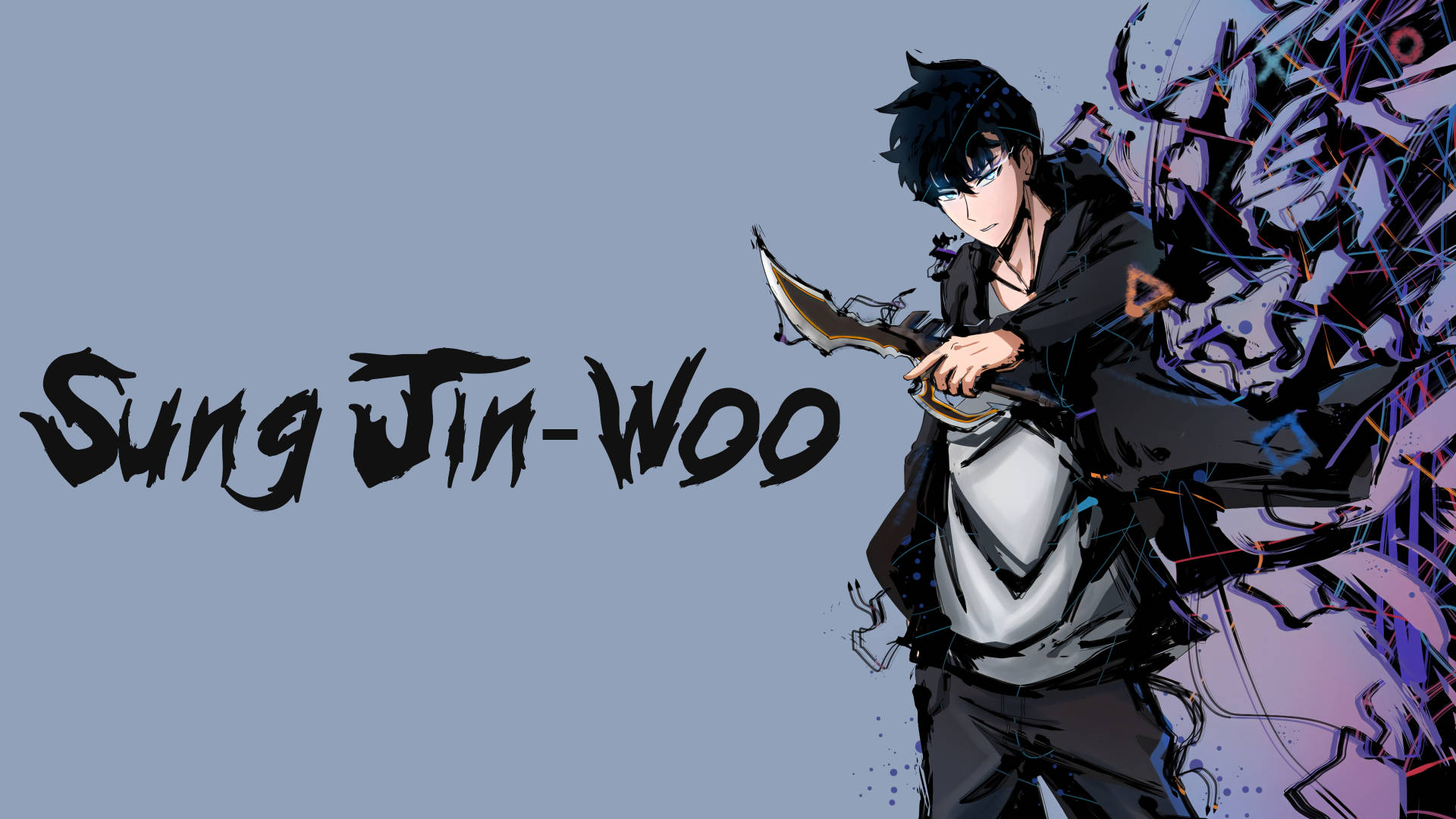 Solo Leveling Jin-woo Casual Background
