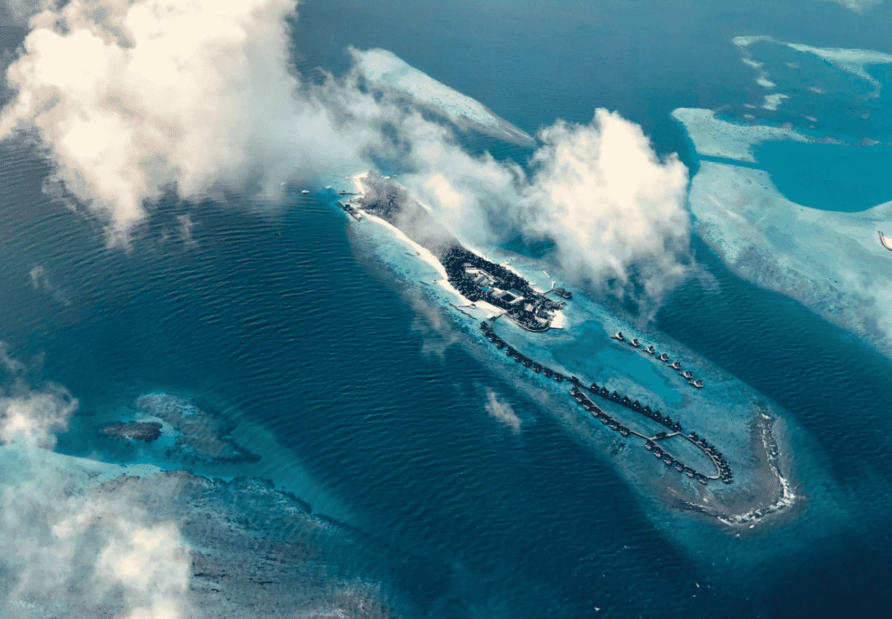 Solomon Islands Aerial View Background