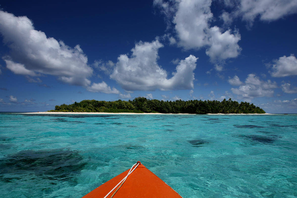 Solomon Islands Boat Ride Background