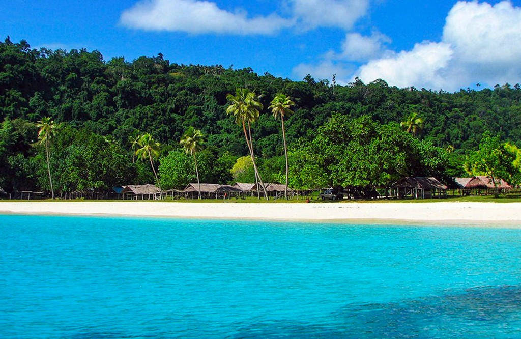 Solomon Islands Thick Clouds Background