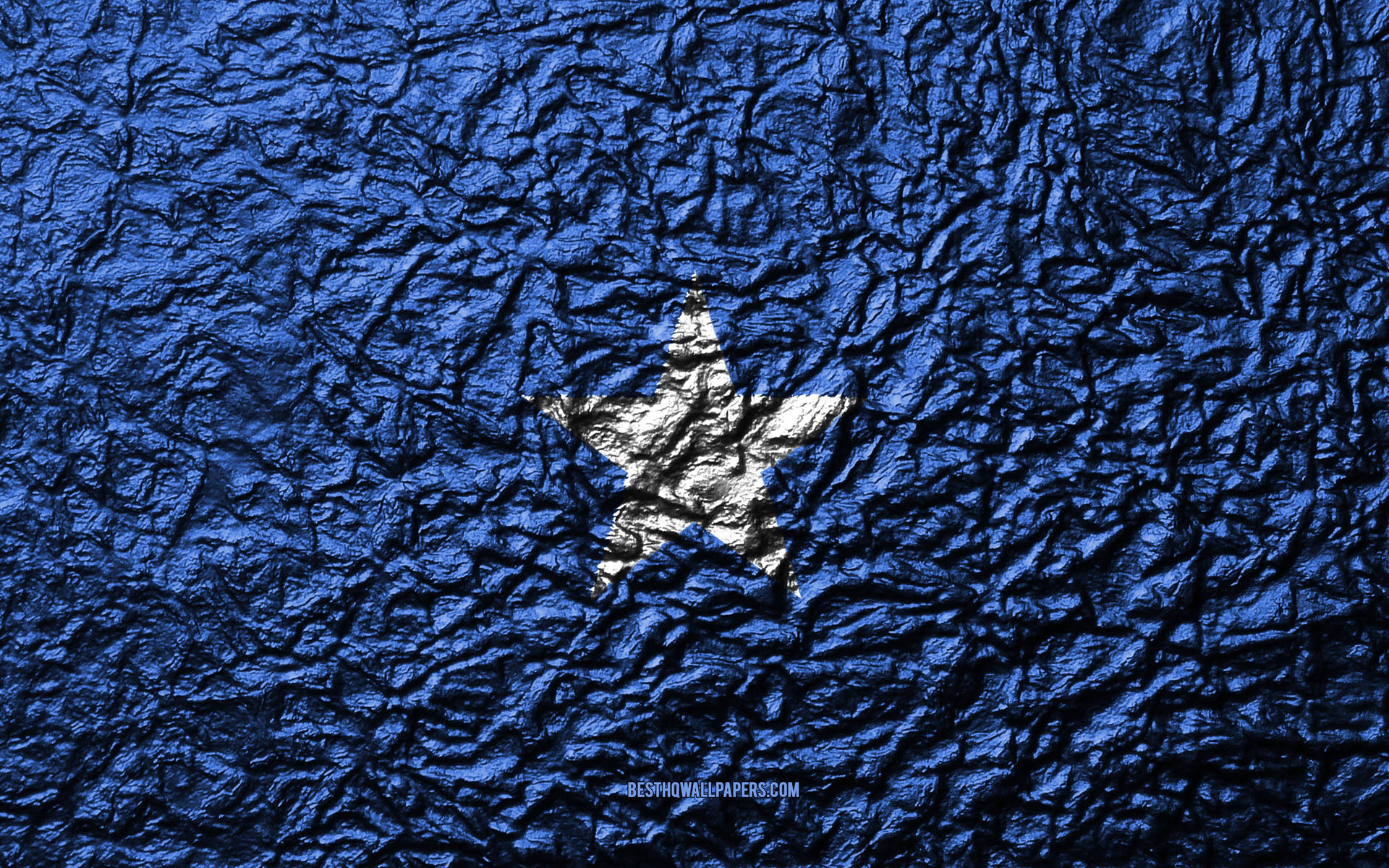 Somalia Flag Rough Texture Background