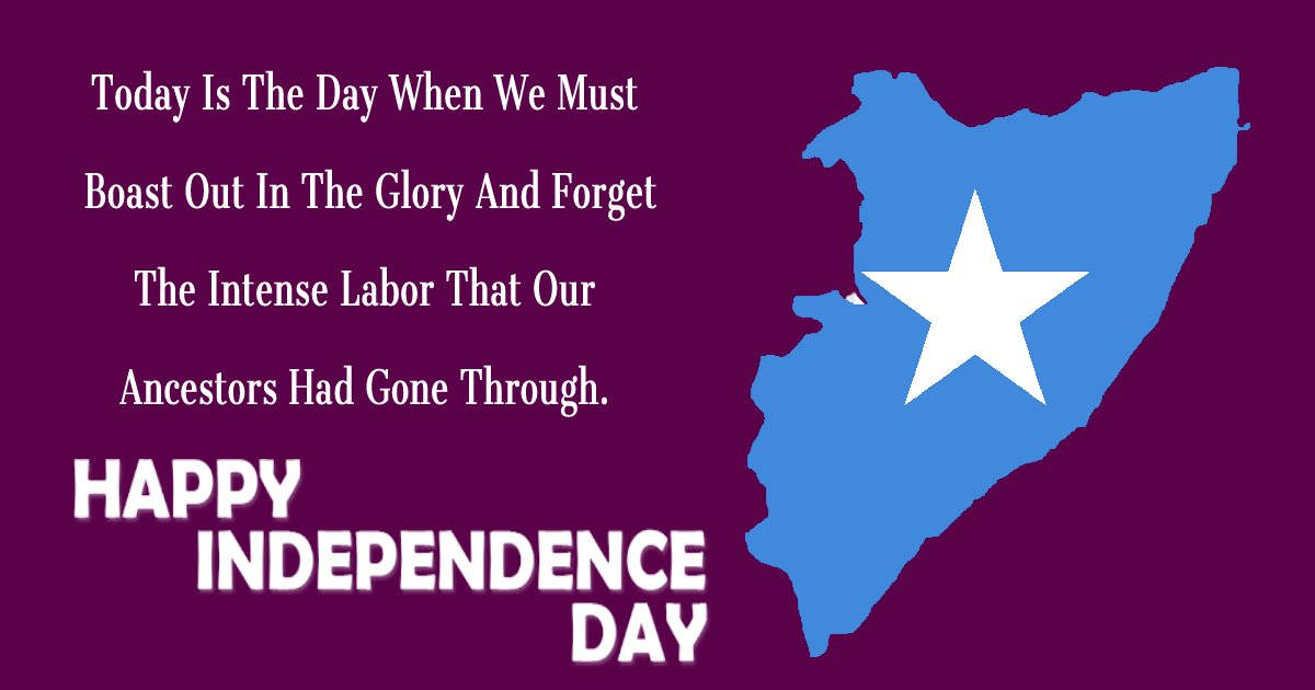 Somalia Independence Day Speech Background