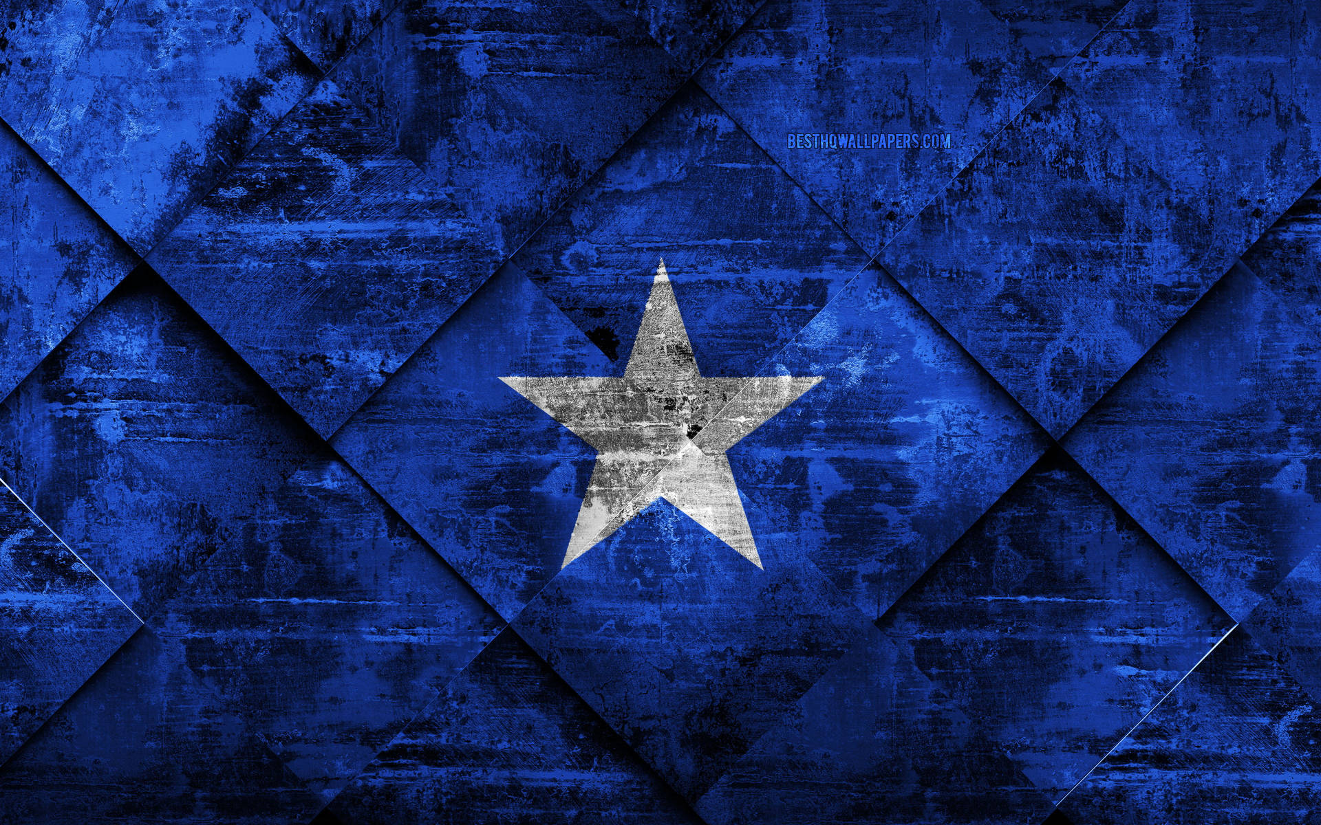 Somalia Rugged Diagonal Squares Background