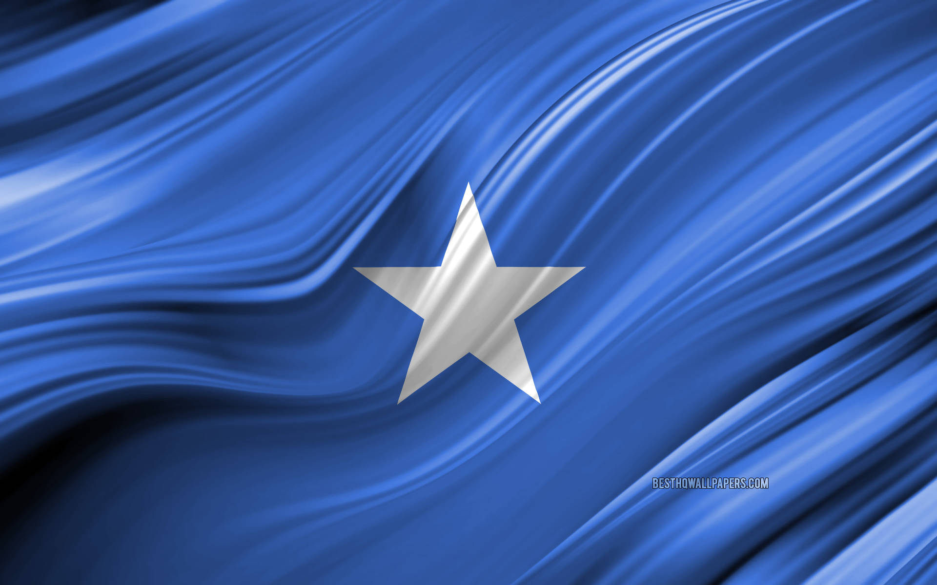 Somalia Soft Waves Background