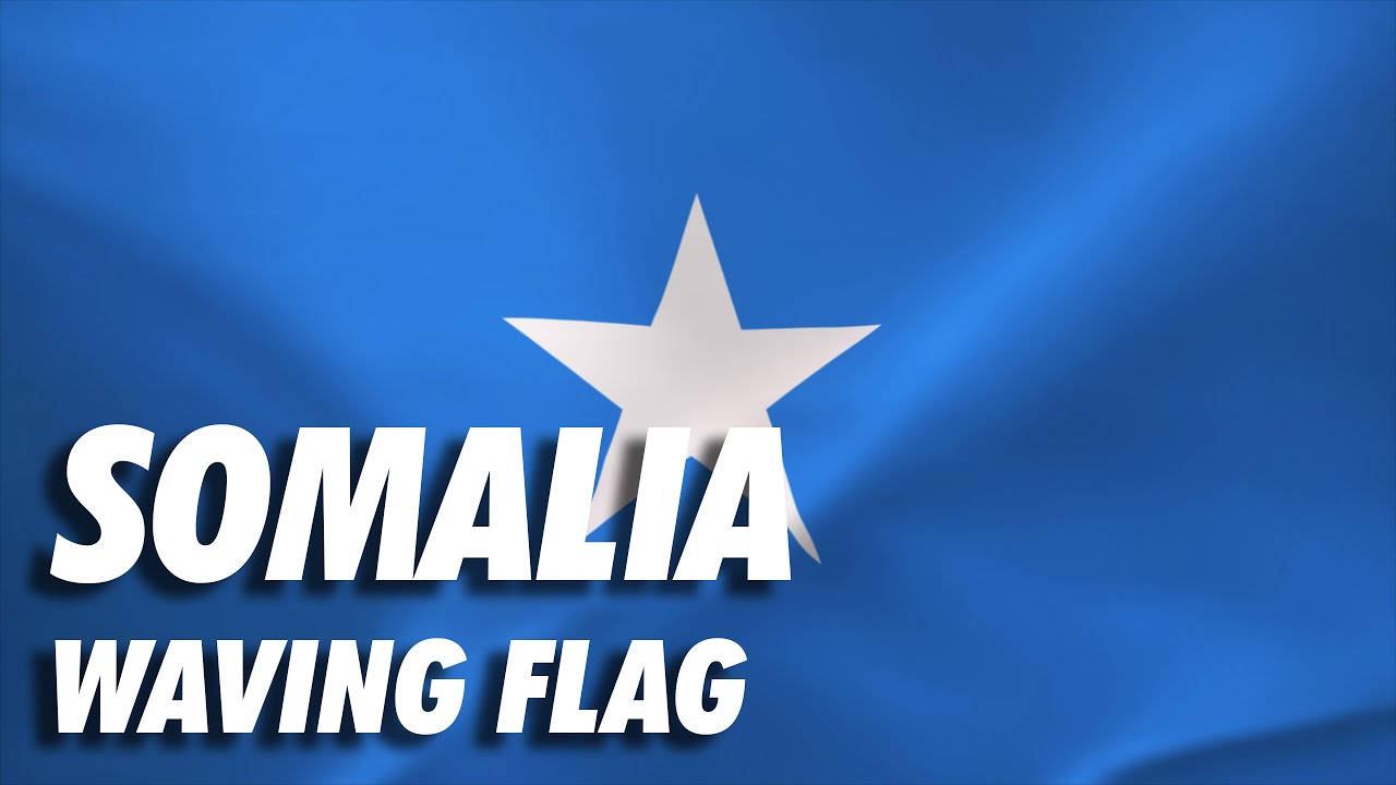 Somalia Waving Flag Background