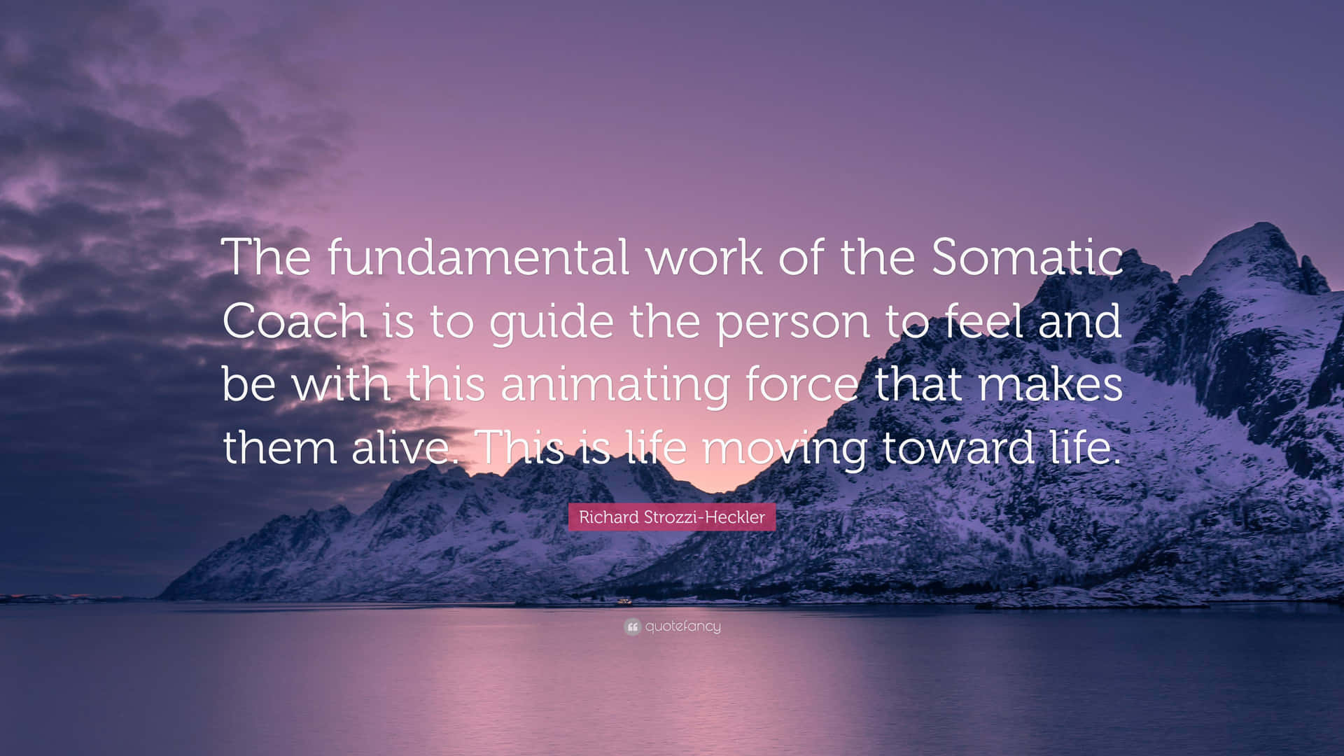Somatic Coach Quote Background