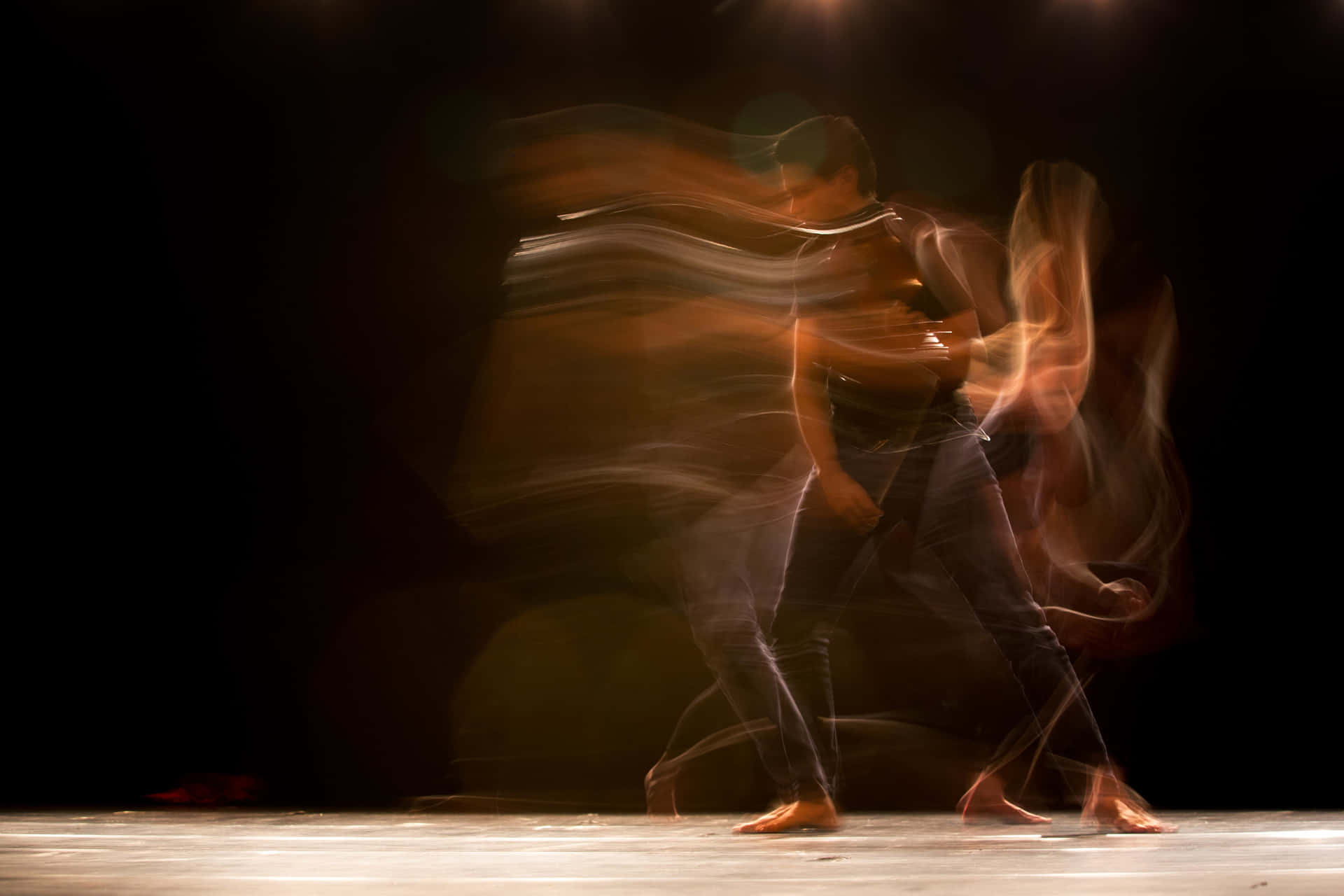 Somatic Man Stretching Background