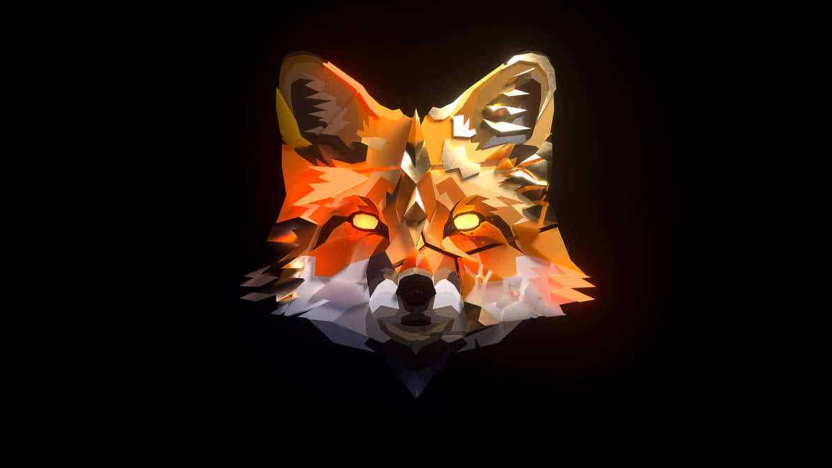 Somatic Wolf Art Background