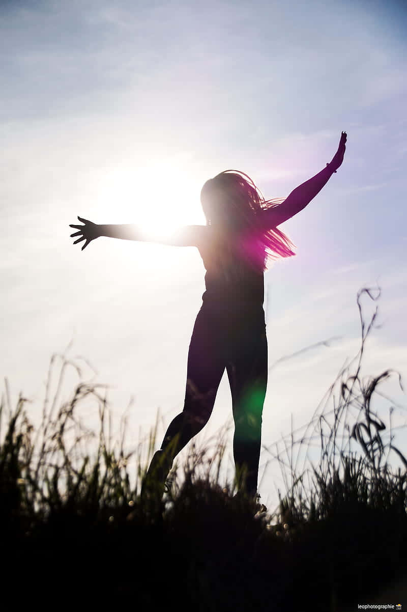Somatic Woman Silhouette Background