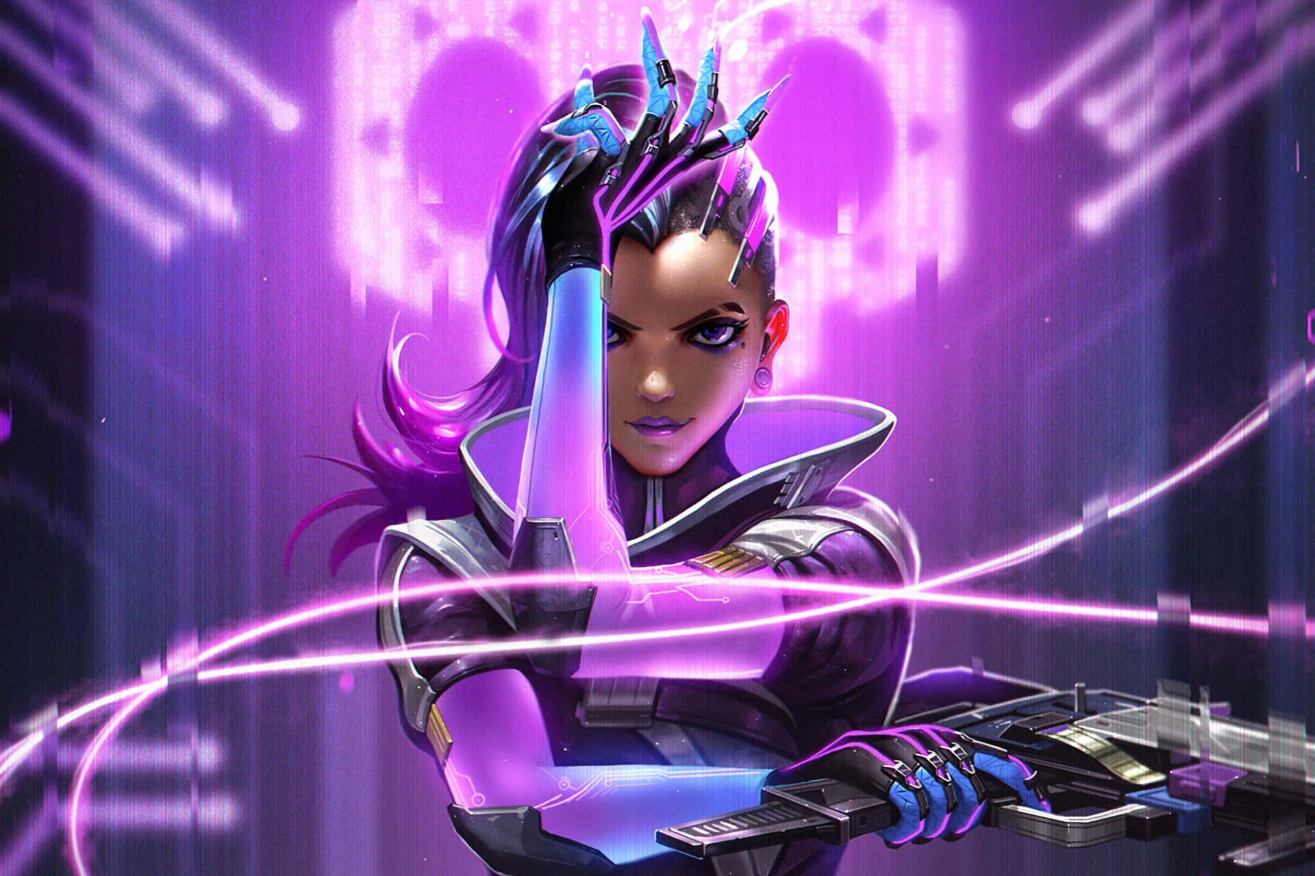 Sombra Utilizes Her Hacking Prowess For World Domination. Background