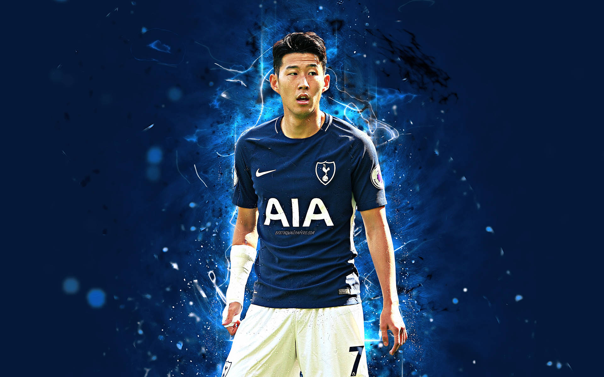 Son Football Players Hd Blue