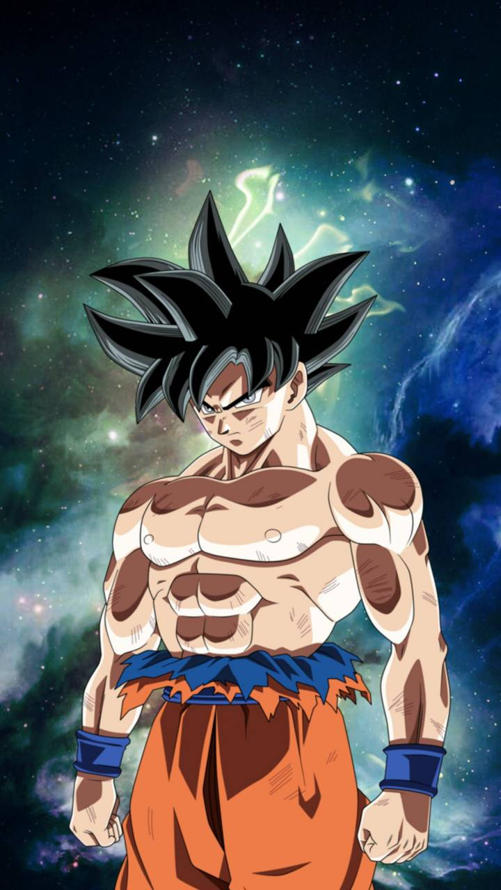 Son Goku Ultra Instinct Art Background