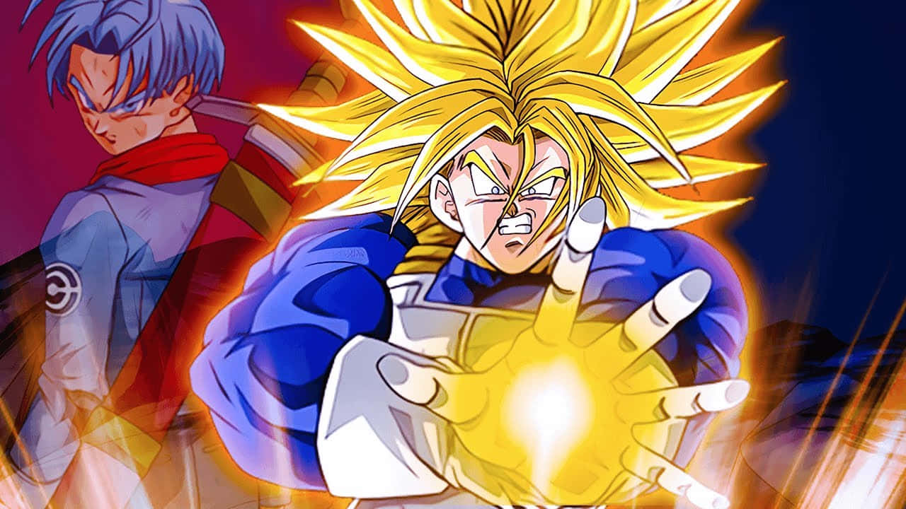 Son Of Vegeta, Trunks, The Heroic Warrior Of Dragon Ball Z Background