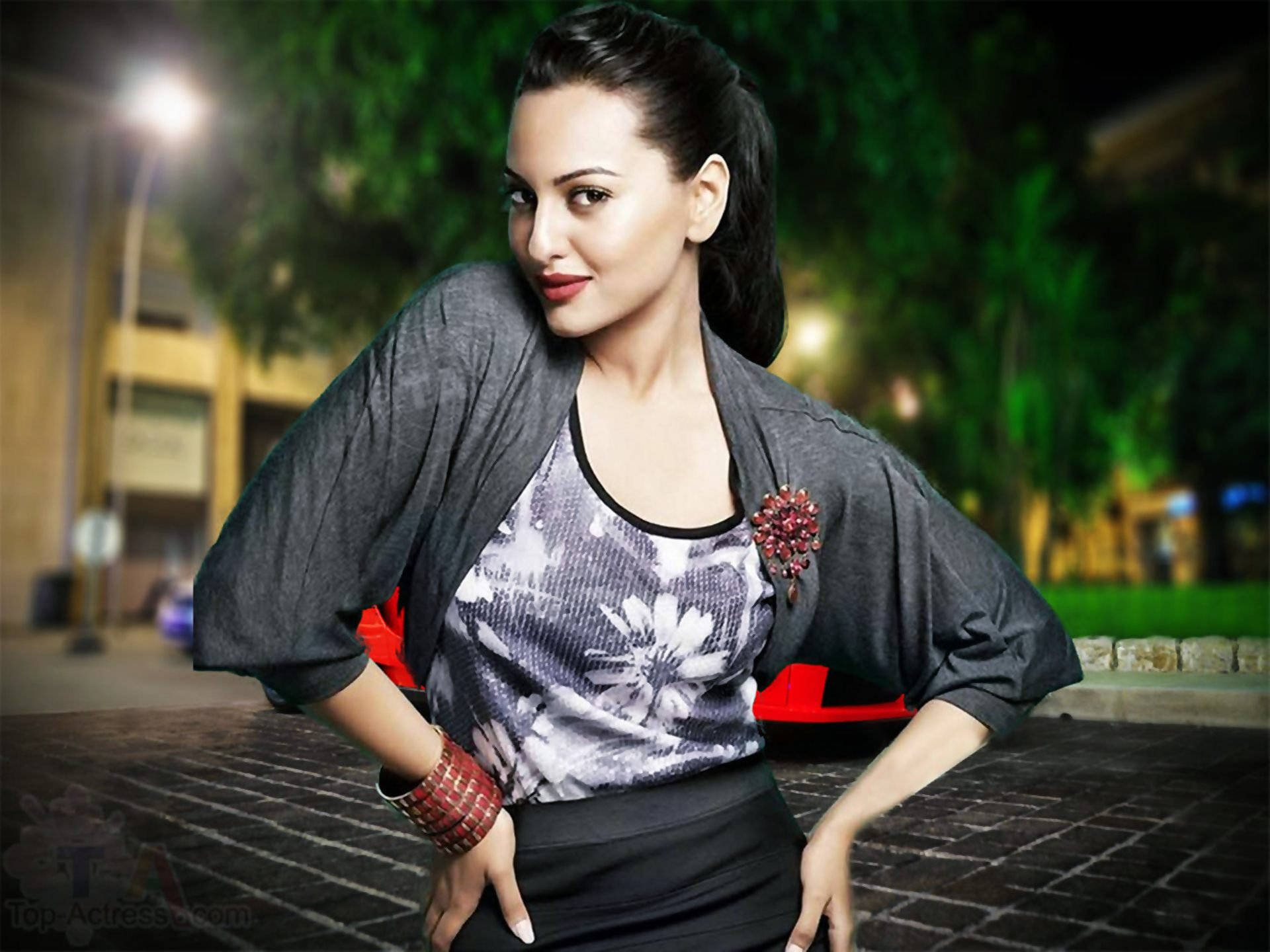 Sonakshi Sinha Sophisticated Look Background