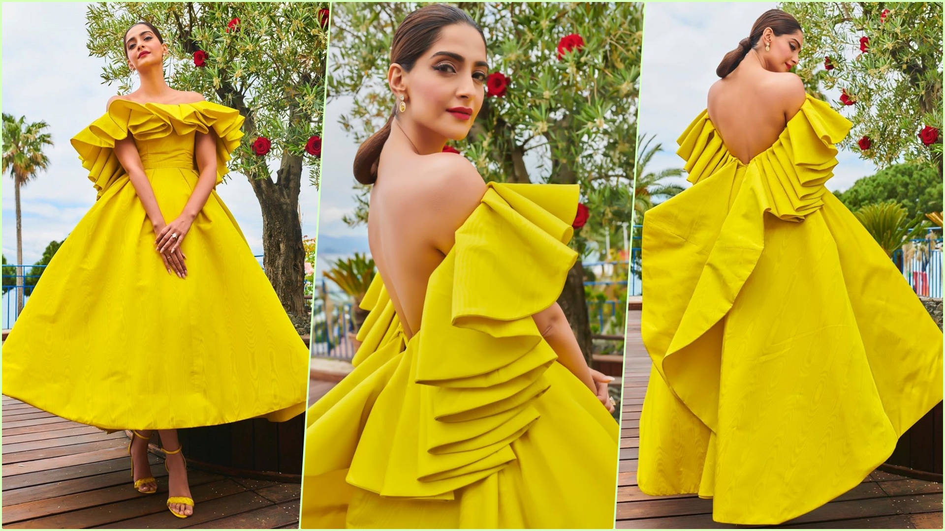 Sonam Kapoor Cannes 2019 Look Background