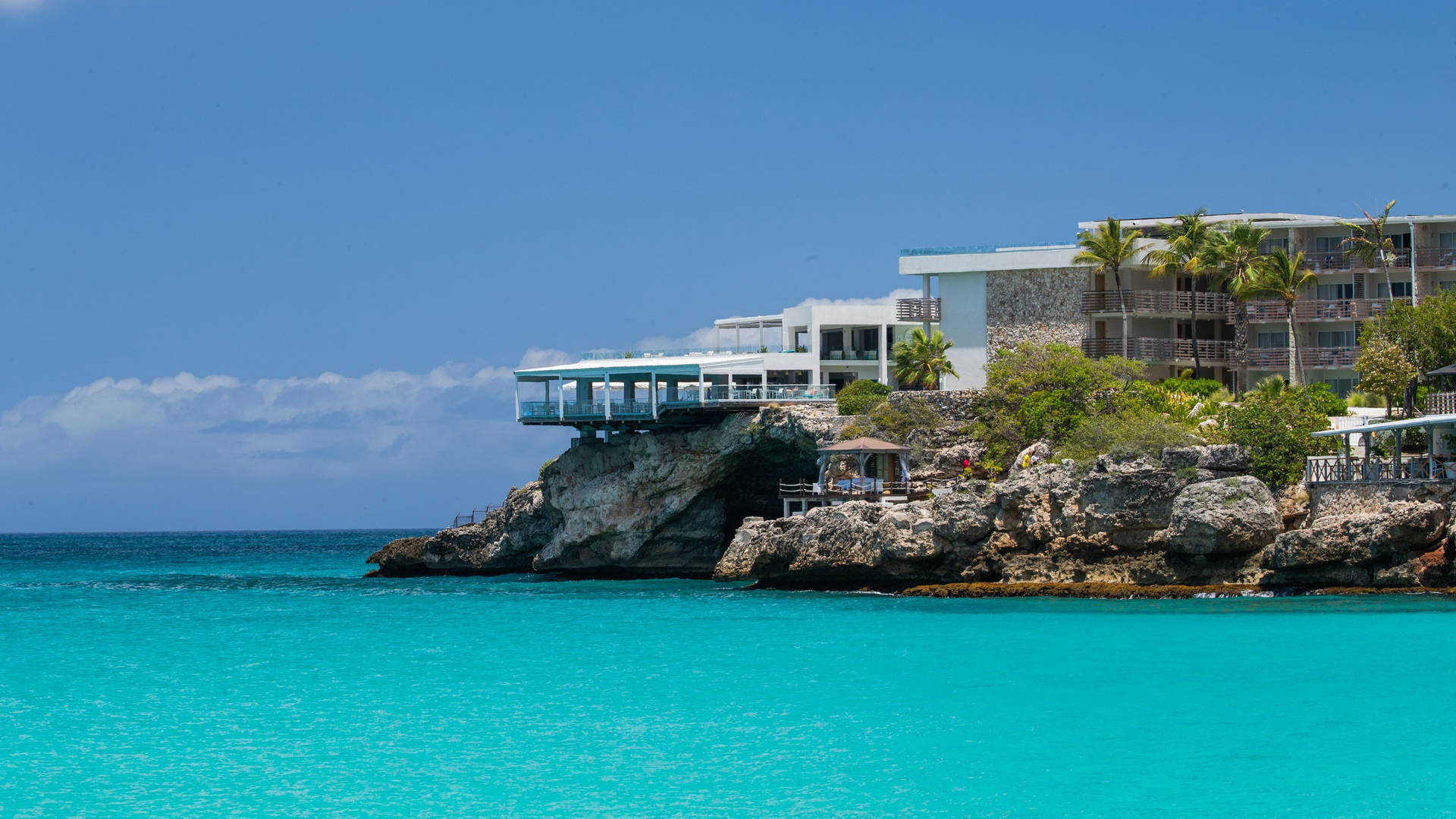 Sonesta Ocean Point Resort In Sint Maarten Background