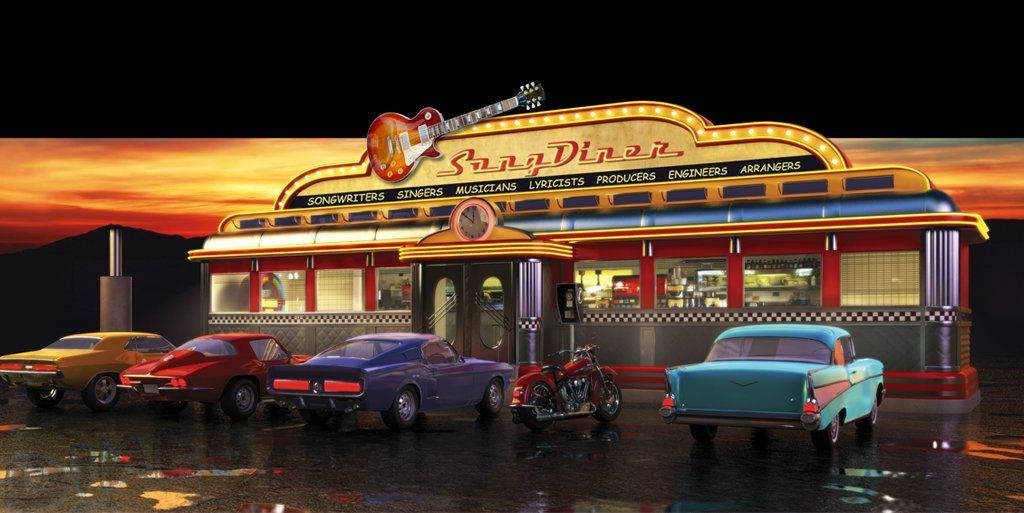 Song 50s Diner Background