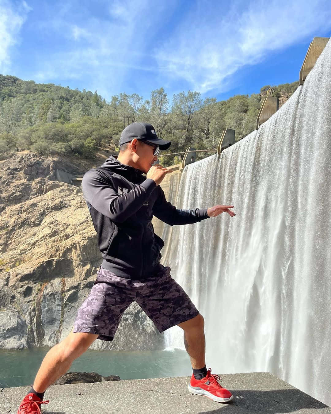 Song Yadong Scenic Kung Fu Training Background