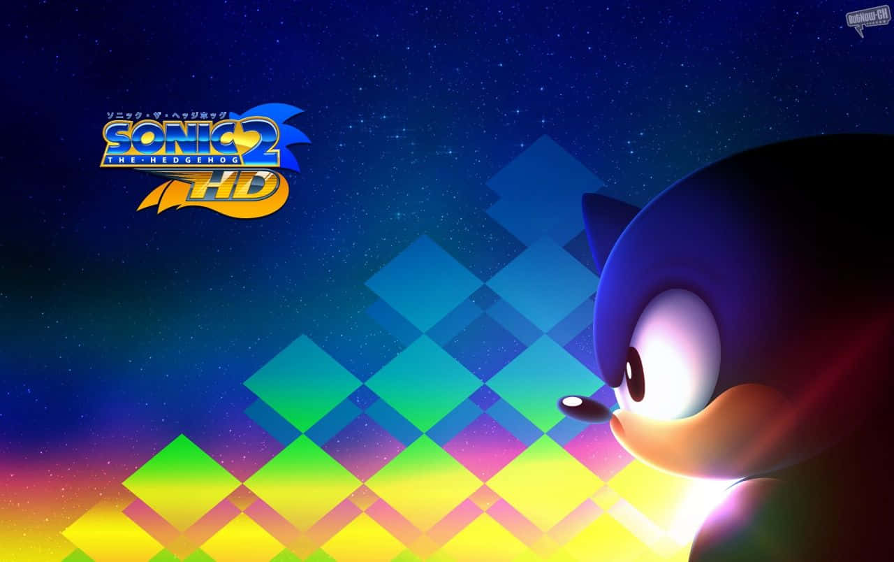 Sonic 2 Hd Geometrical Pattern Poster Background
