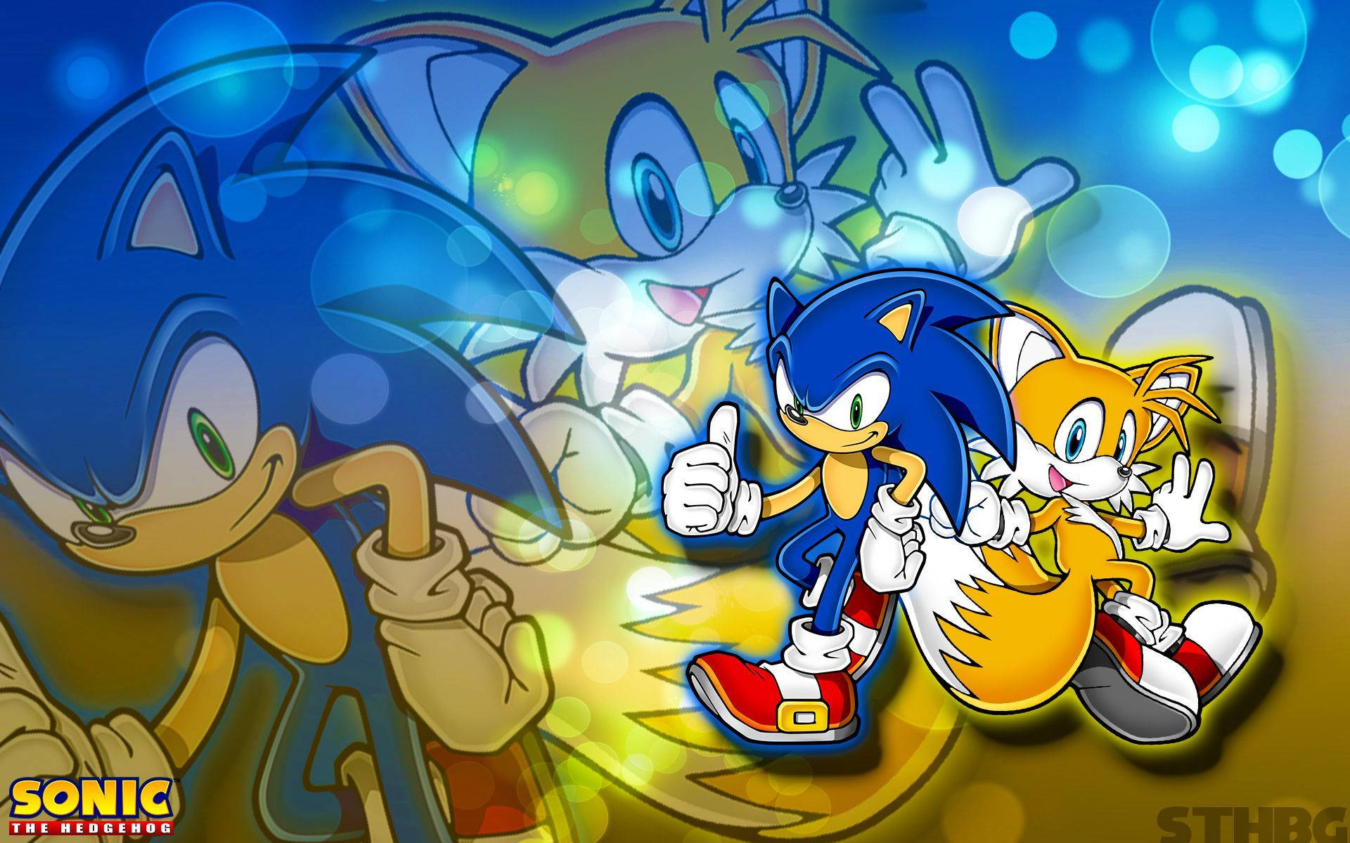 Sonic And Miles Prower Background
