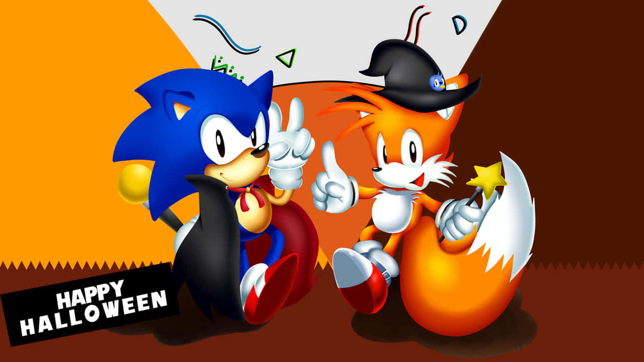 Sonic_and_ Tails_ Halloween_ Celebration Background