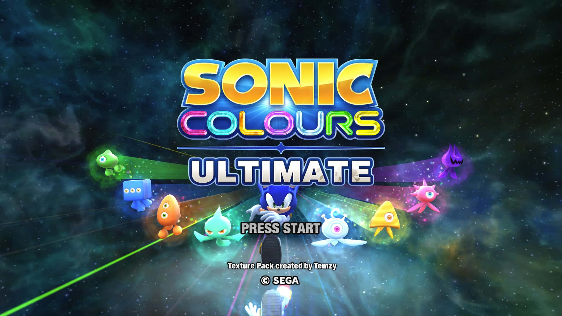 Sonic Colors Ultimate With Aliens Background