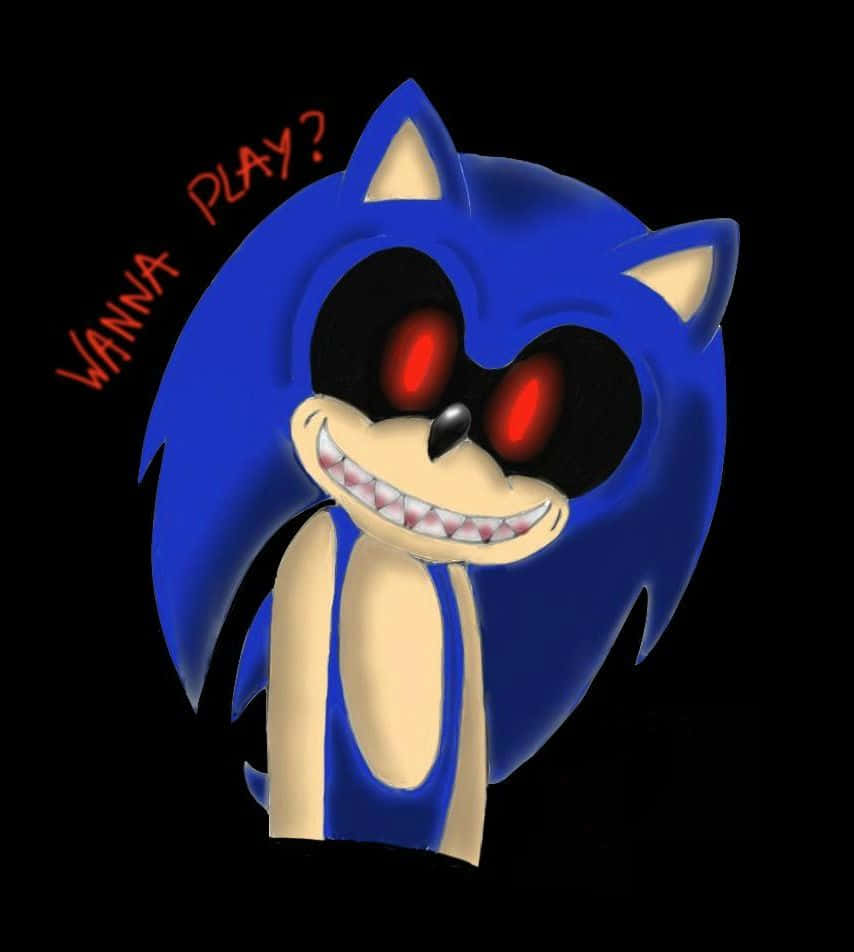 Sonic Exe Black Background