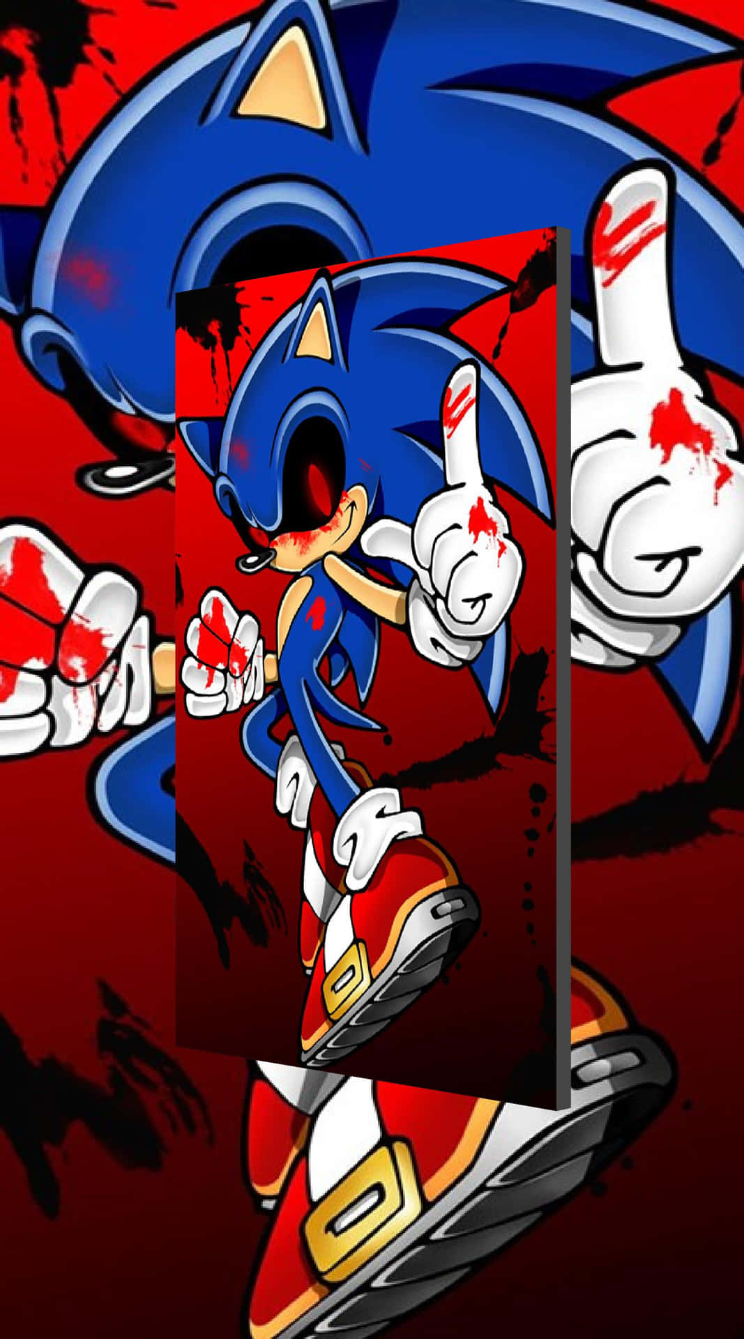 Sonic Exe In All His Glory Background