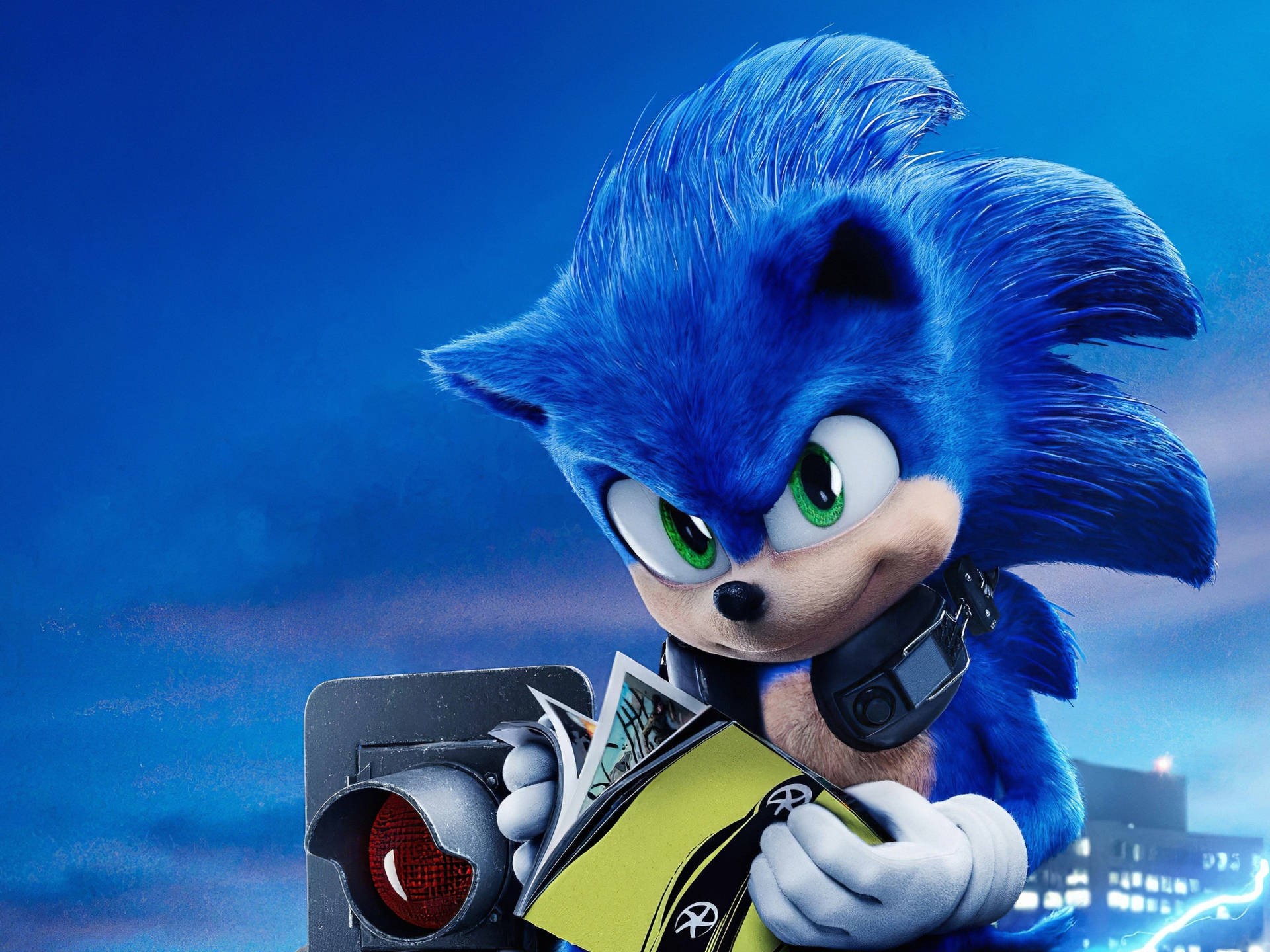 Sonic_ Holding_ Rings_ Profile_ Image Background