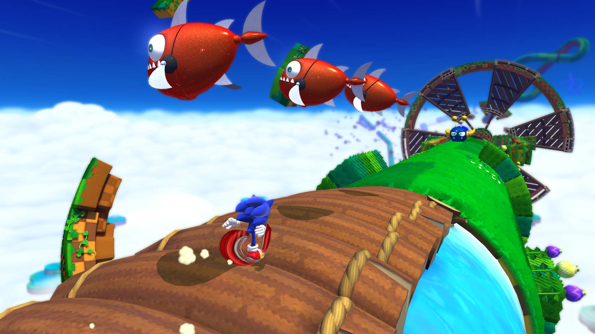 Sonic Lost World Above The Clouds