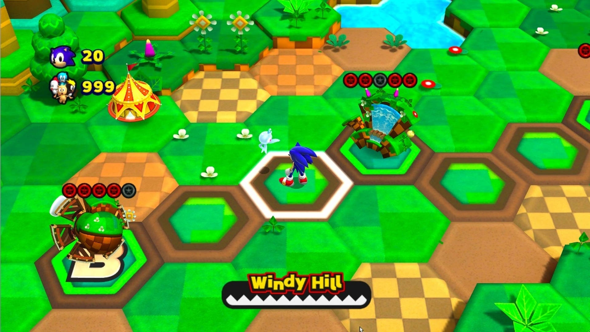 Sonic Lost World - Colorful Gaming Map