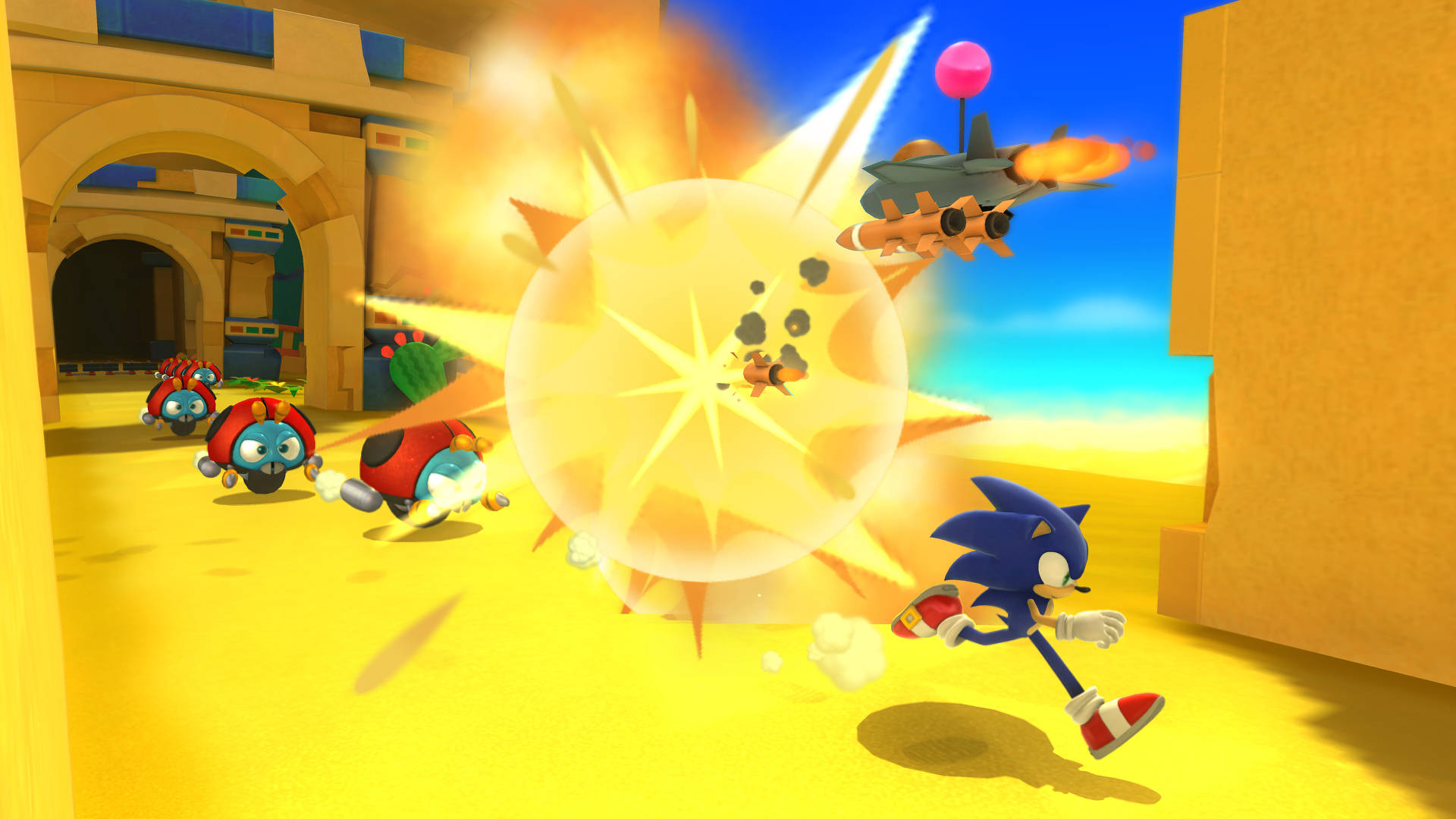 Sonic Lost World Game Blast Background
