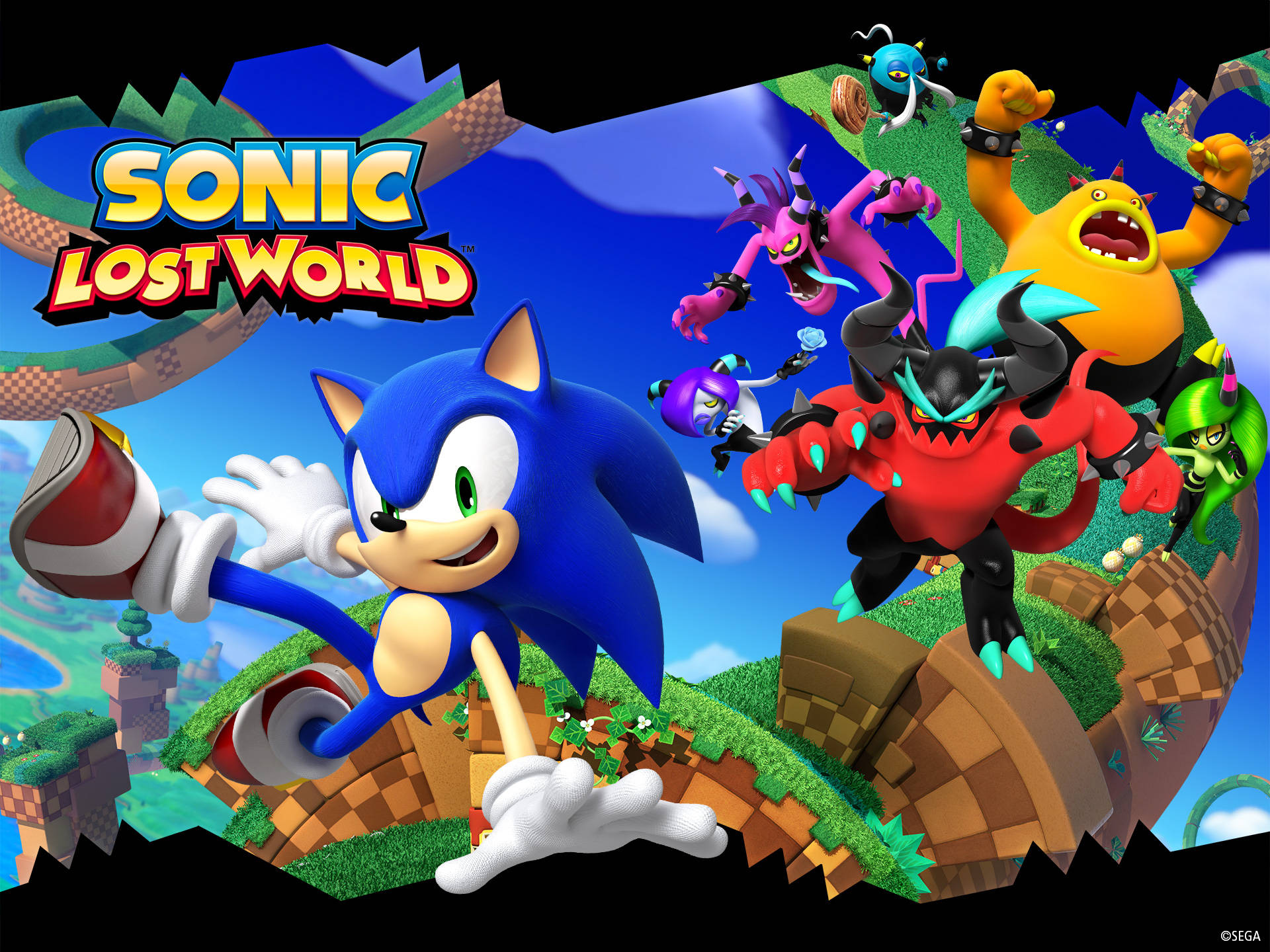 Sonic Lost World Game Poster