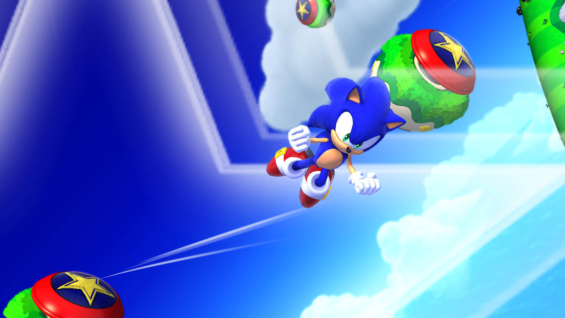 Sonic Lost World Hedgehog In The Air Background