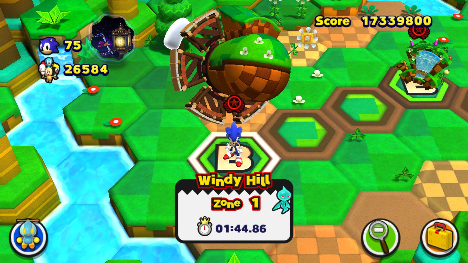 Sonic Lost World Leader Windy Hill Zone Background